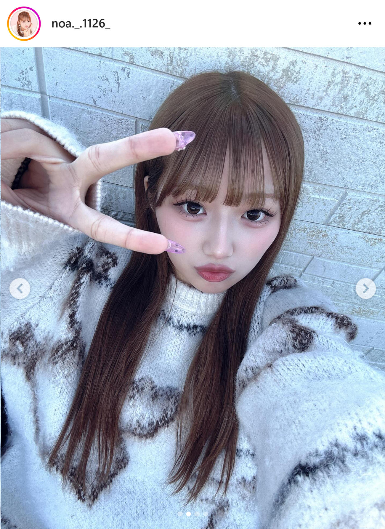 希空のインスタグラムから