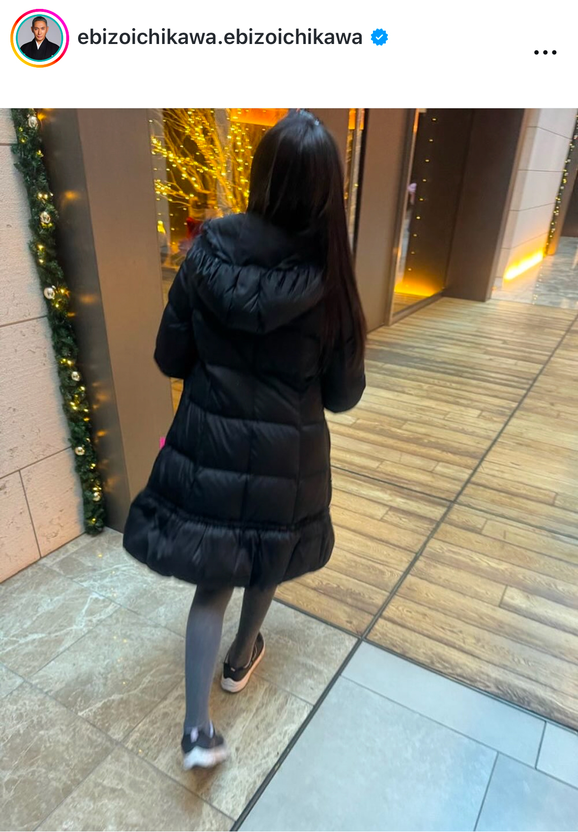 市川團十郎のインスタグラムから