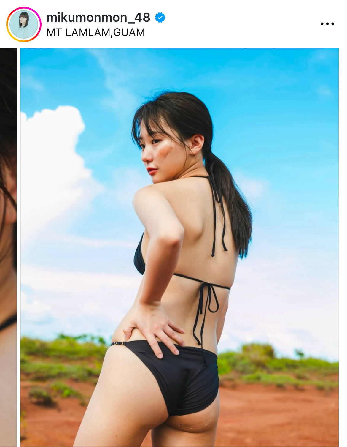 田中美久のインスタグラムから