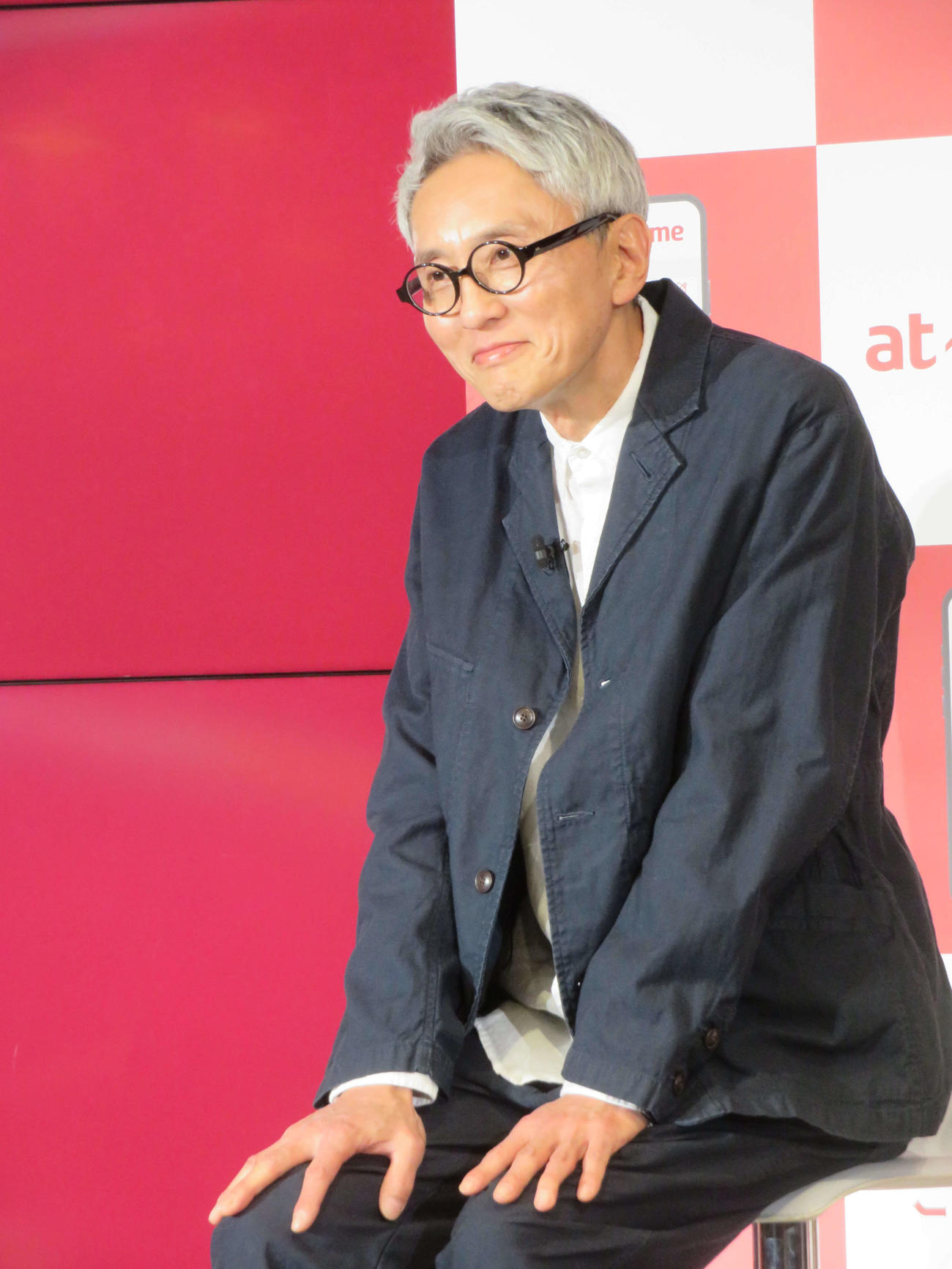 アットホーム新CM＆住まい探しに関する調査発表会に出席した松重豊（撮影・村上幸将）