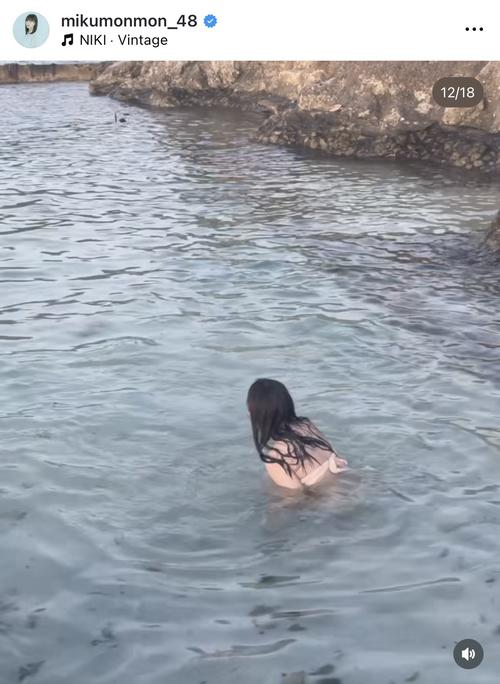 田中美久、マシュマロバストがこぼれそう！グアムでのセクシーショット