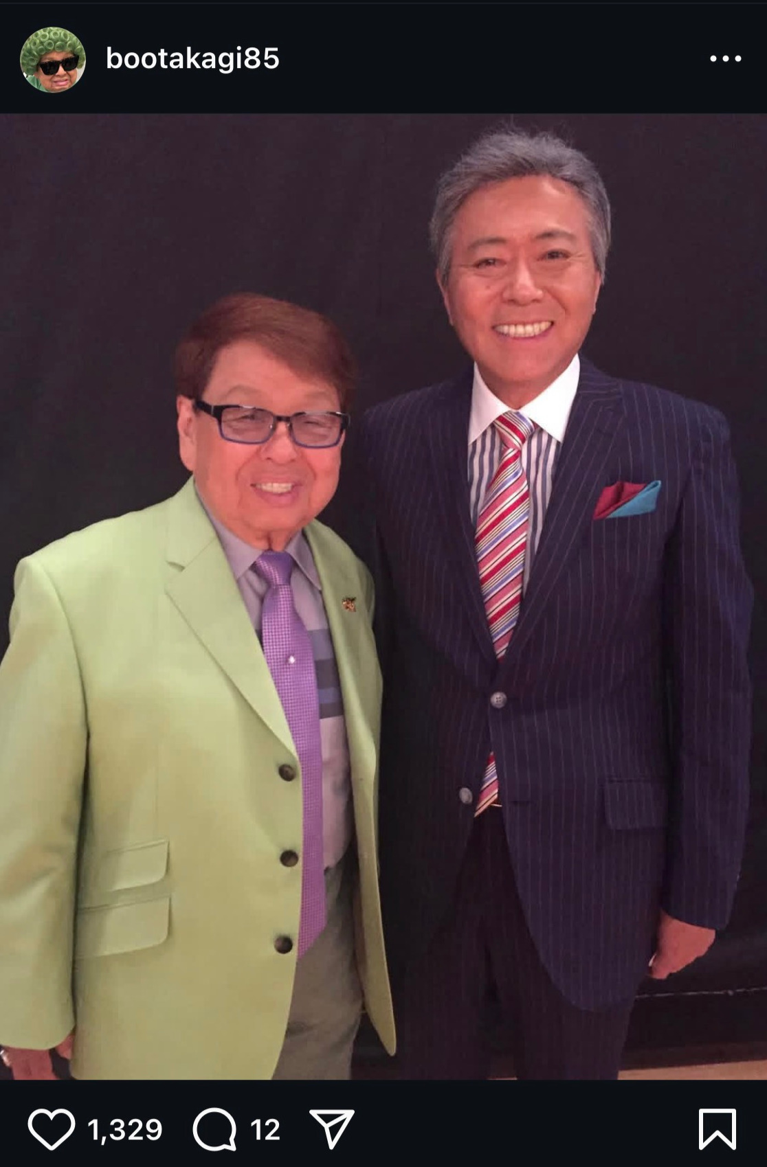 高木ブーのインスタグラムから
