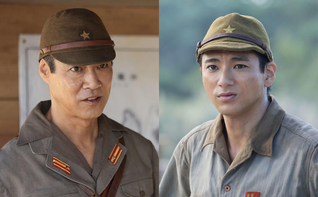 映画「木の上の軍隊」でダブル主演＆初共演する堤真一（左）と山田裕貴（C）2025「木の上の軍隊」製作委員会