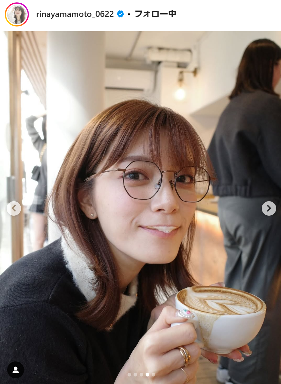 山本里菜のインスタグラムから