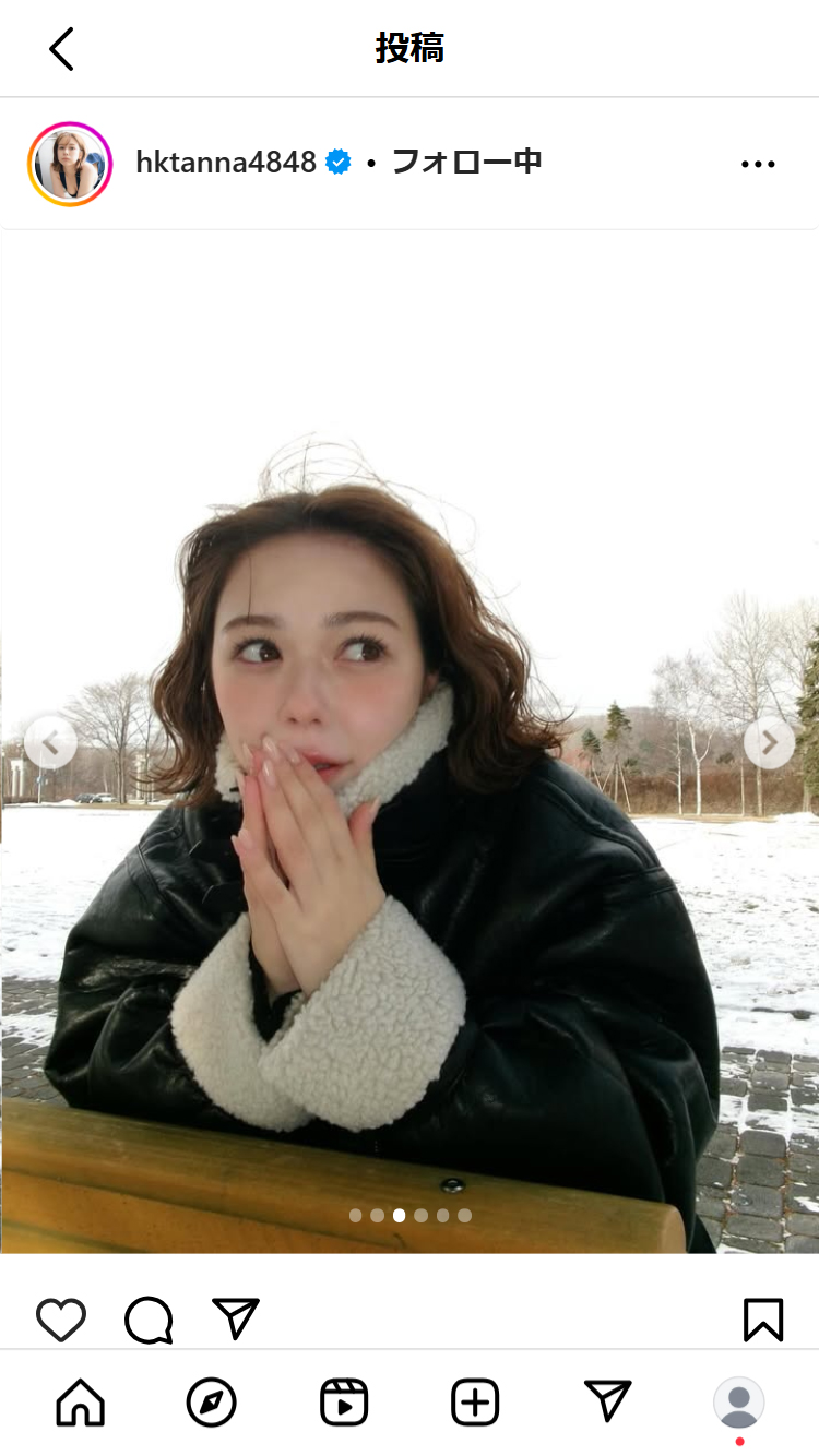 村重杏奈のインスタグラムから