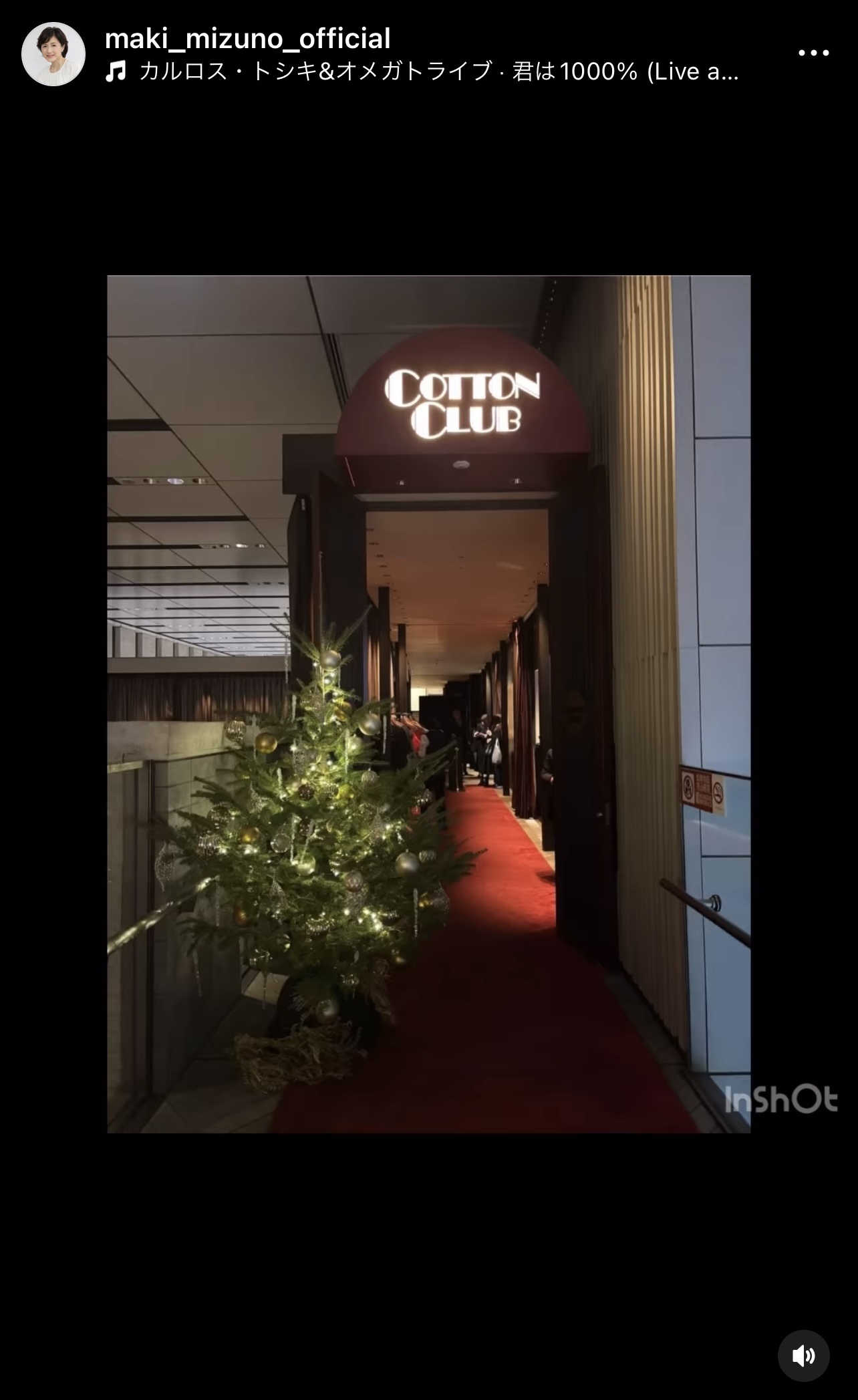 水野真紀のインスタグラムから
