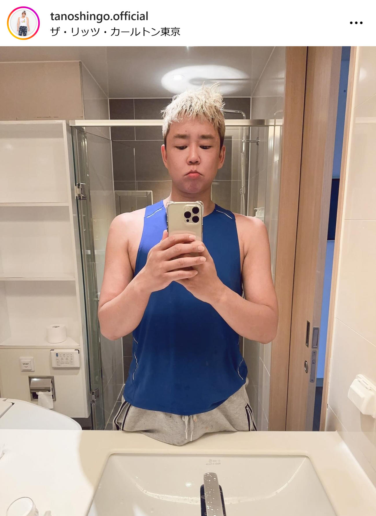 楽しんごのインスタグラムから