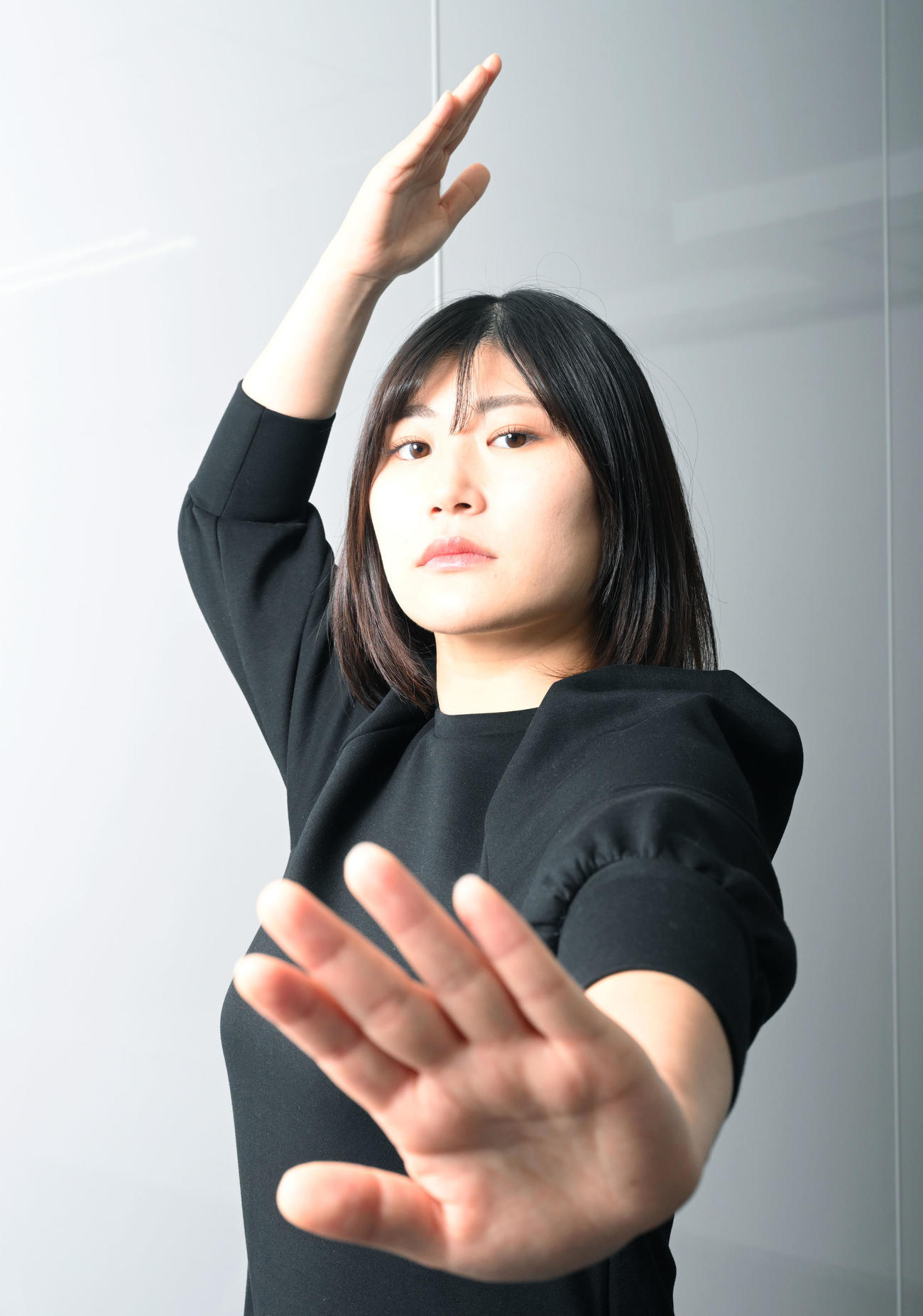 往年の女子プロレス黄金期を描くNetflixのドラマ「極悪女王」に出演の隅田杏花（撮影・千葉一成）