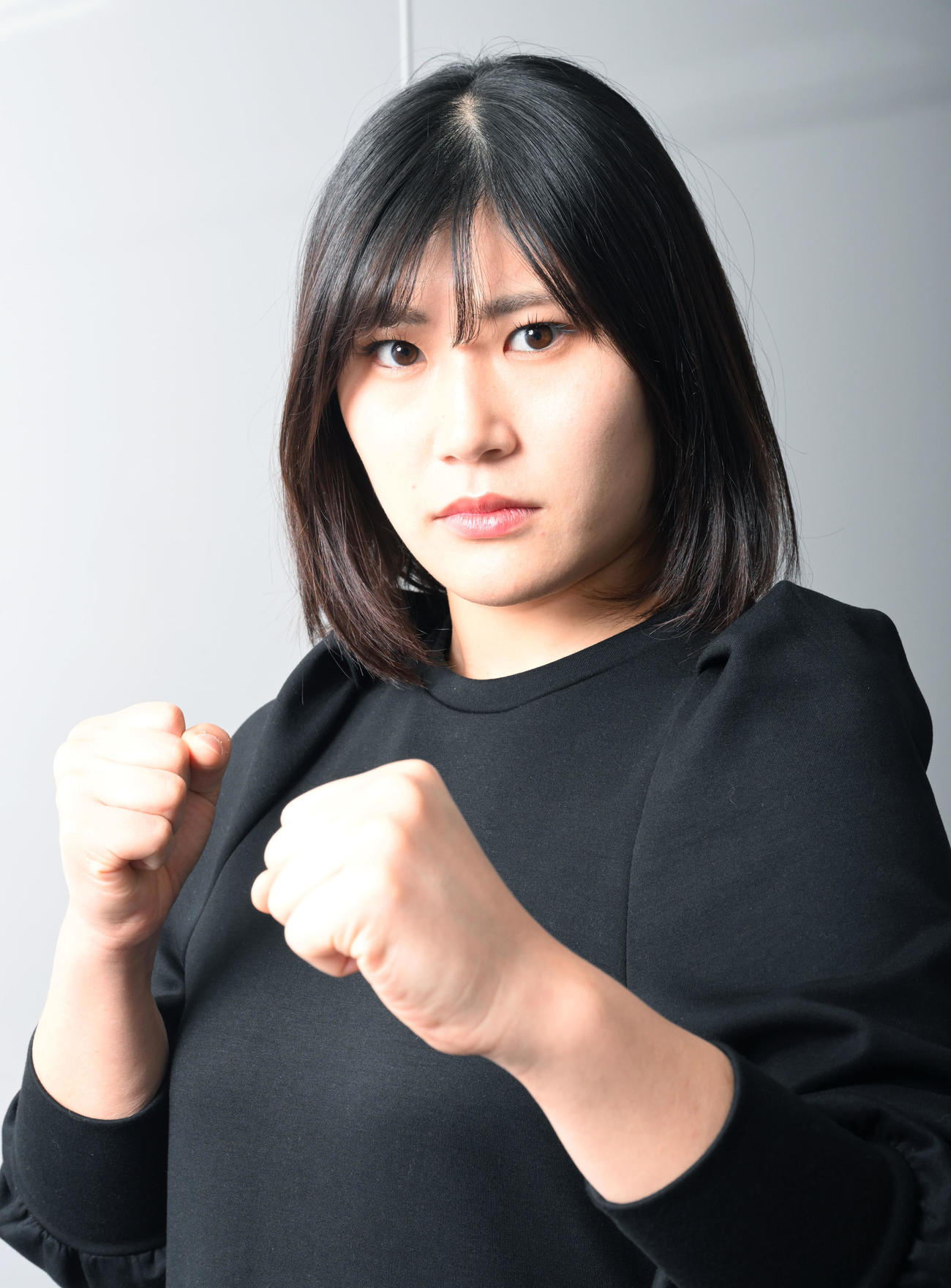 往年の女子プロレス黄金期を描くNetflixのドラマ「極悪女王」に出演の隅田杏花（撮影・千葉一成）