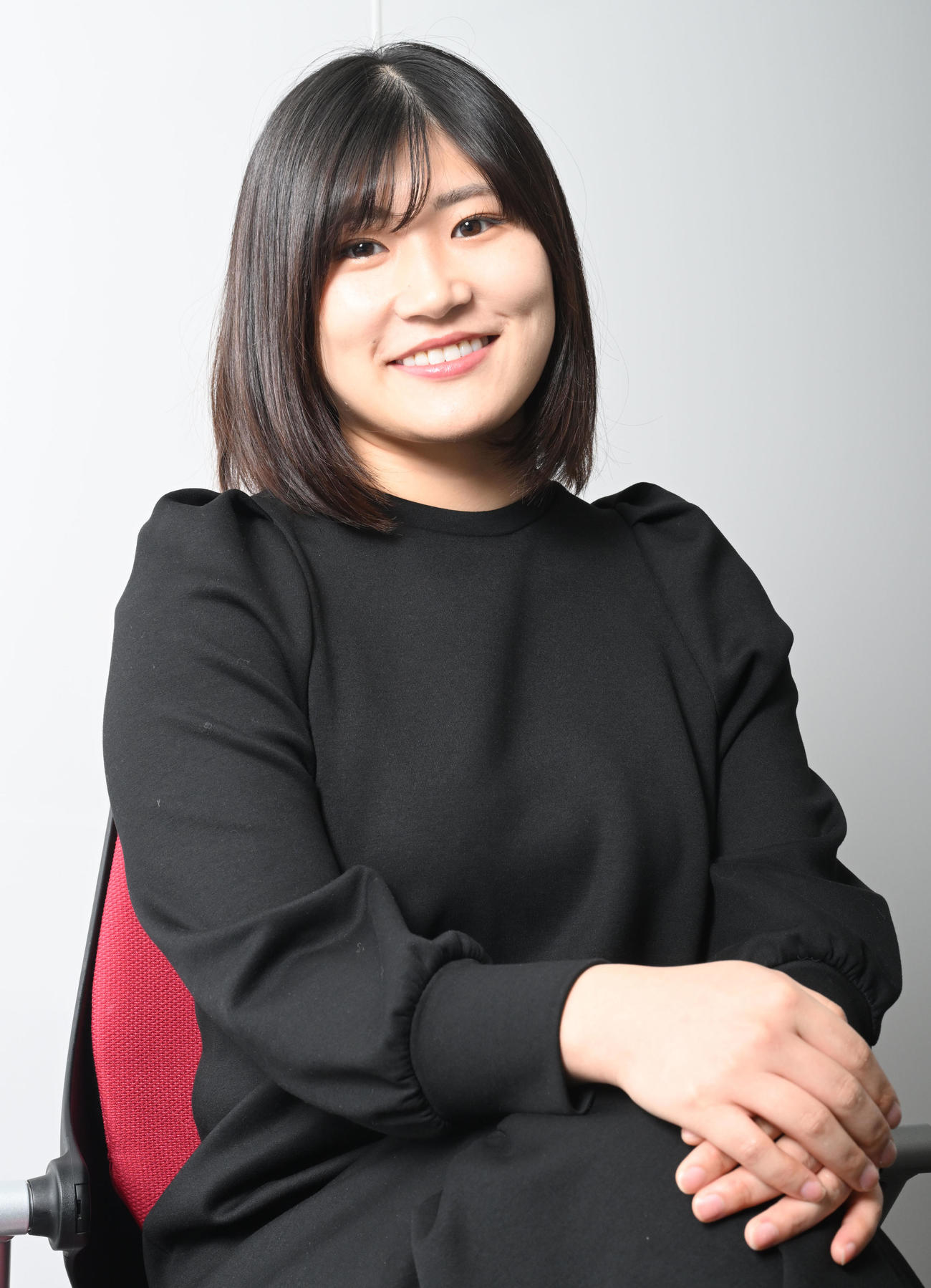 往年の女子プロレス黄金期を描くNetflixのドラマ「極悪女王」に出演の隅田杏花（撮影・千葉一成）
