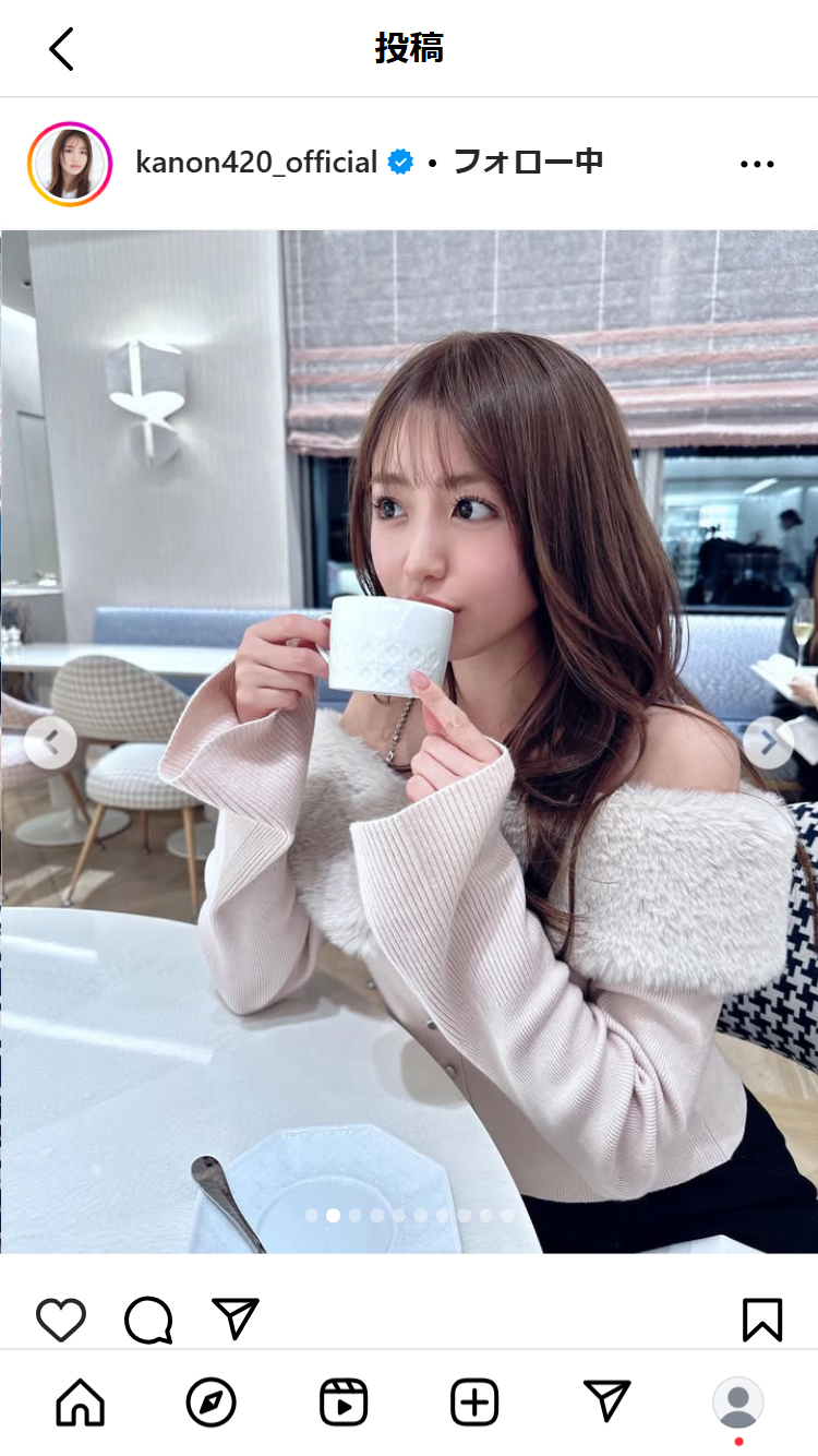 香音のインスタグラムから