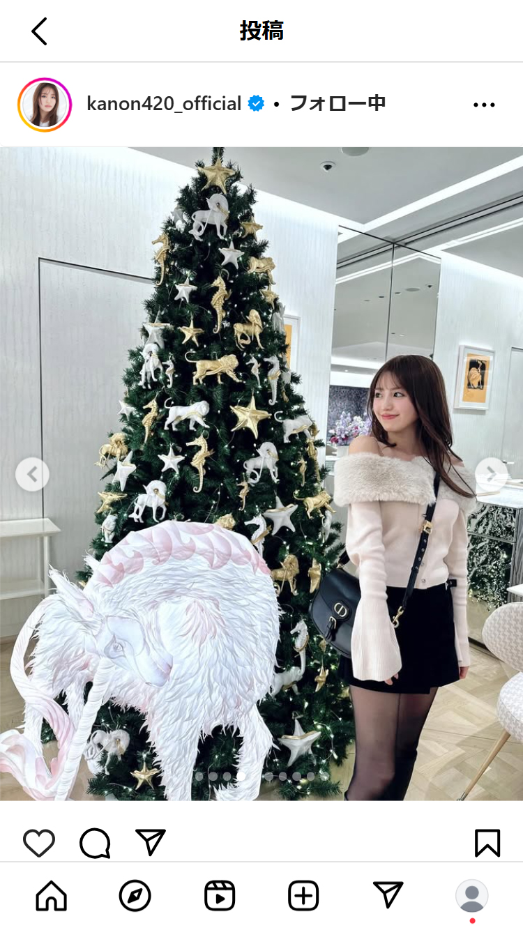 香音のインスタグラムから