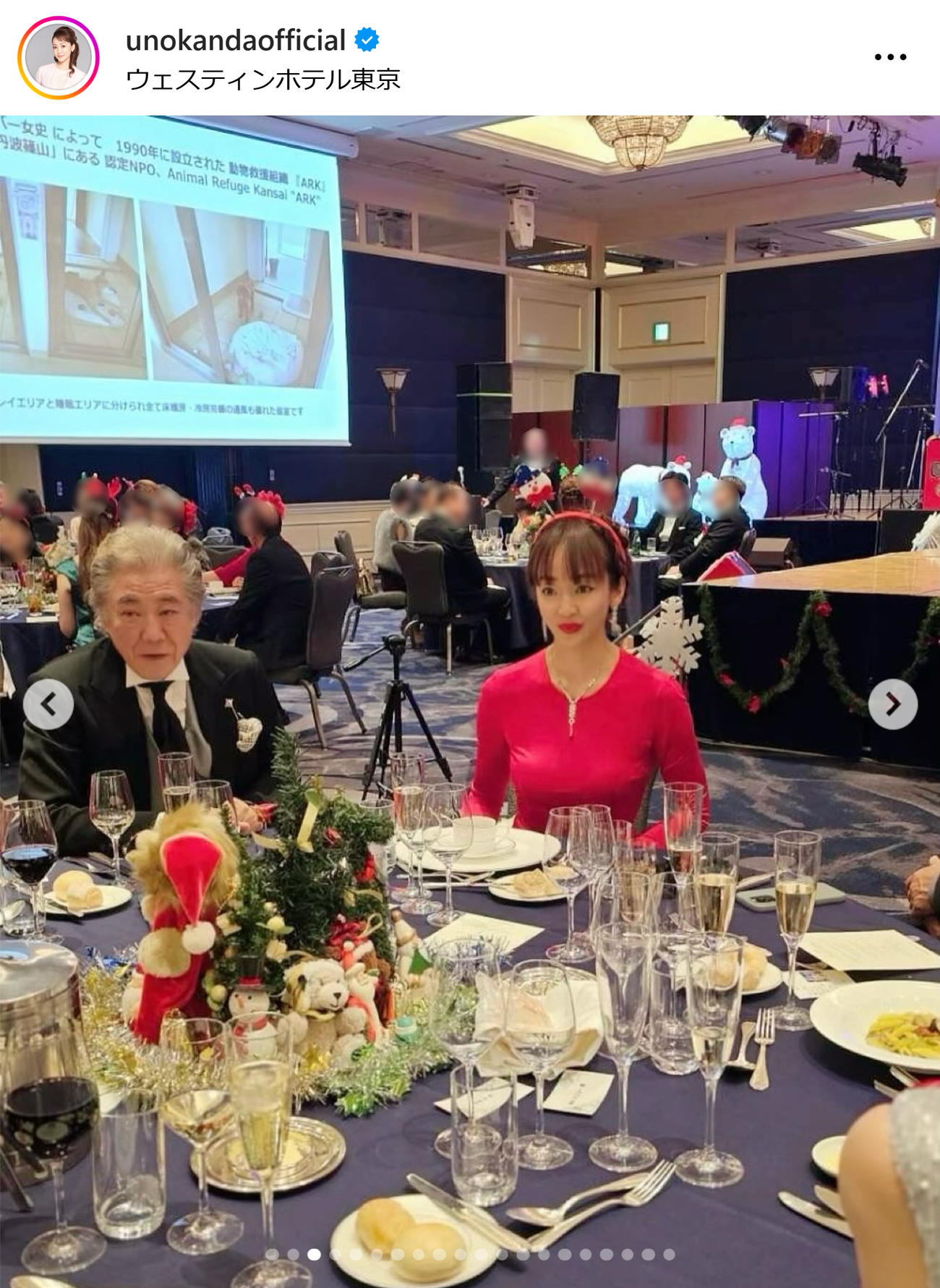 神田うののインスタグラムから