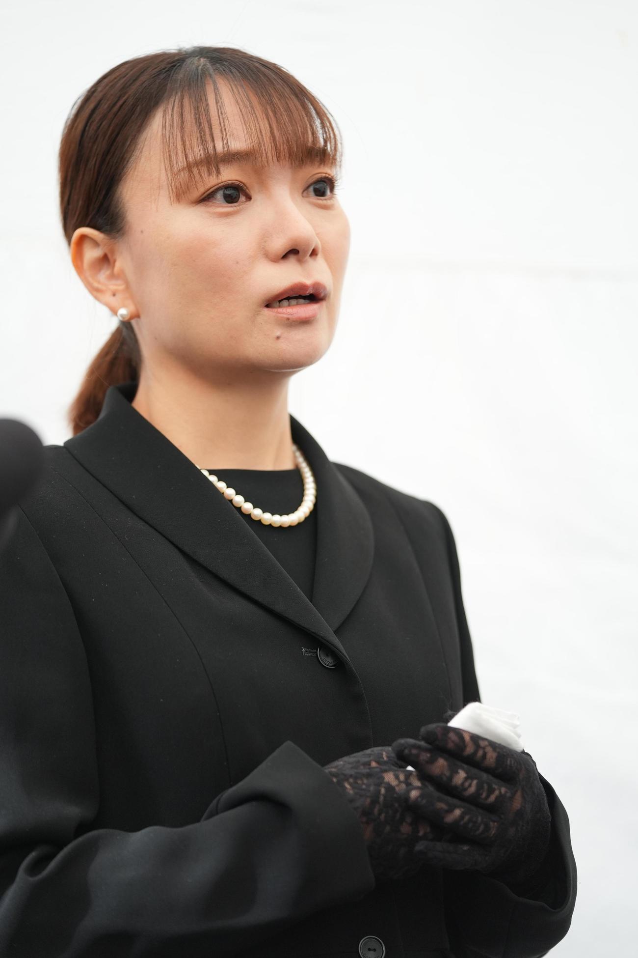 服部幸應さんとの思い出を語る保田圭（撮影・垰建太）