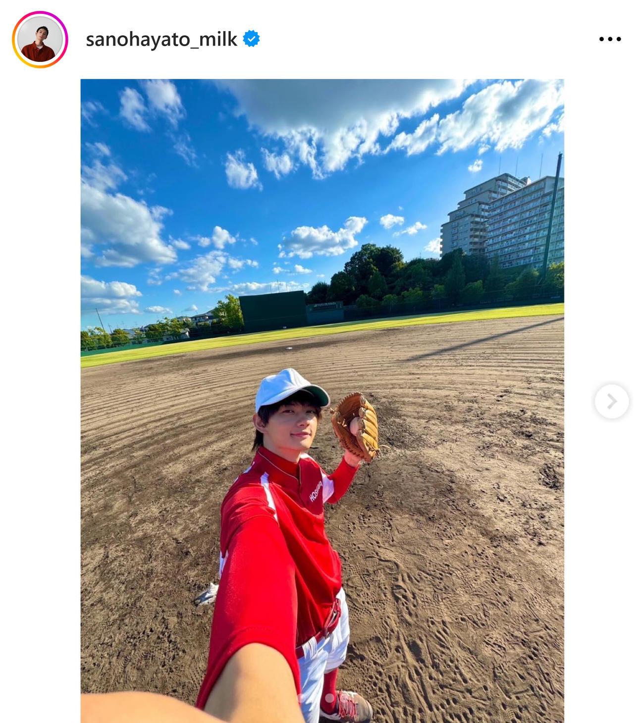 佐野勇斗のインスタグラムから
