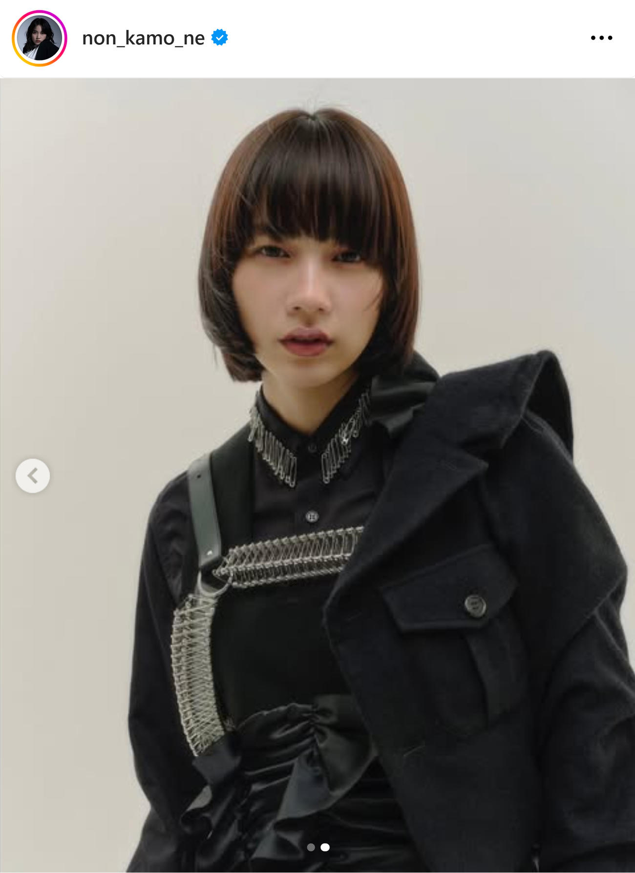 のんのインスタグラムから