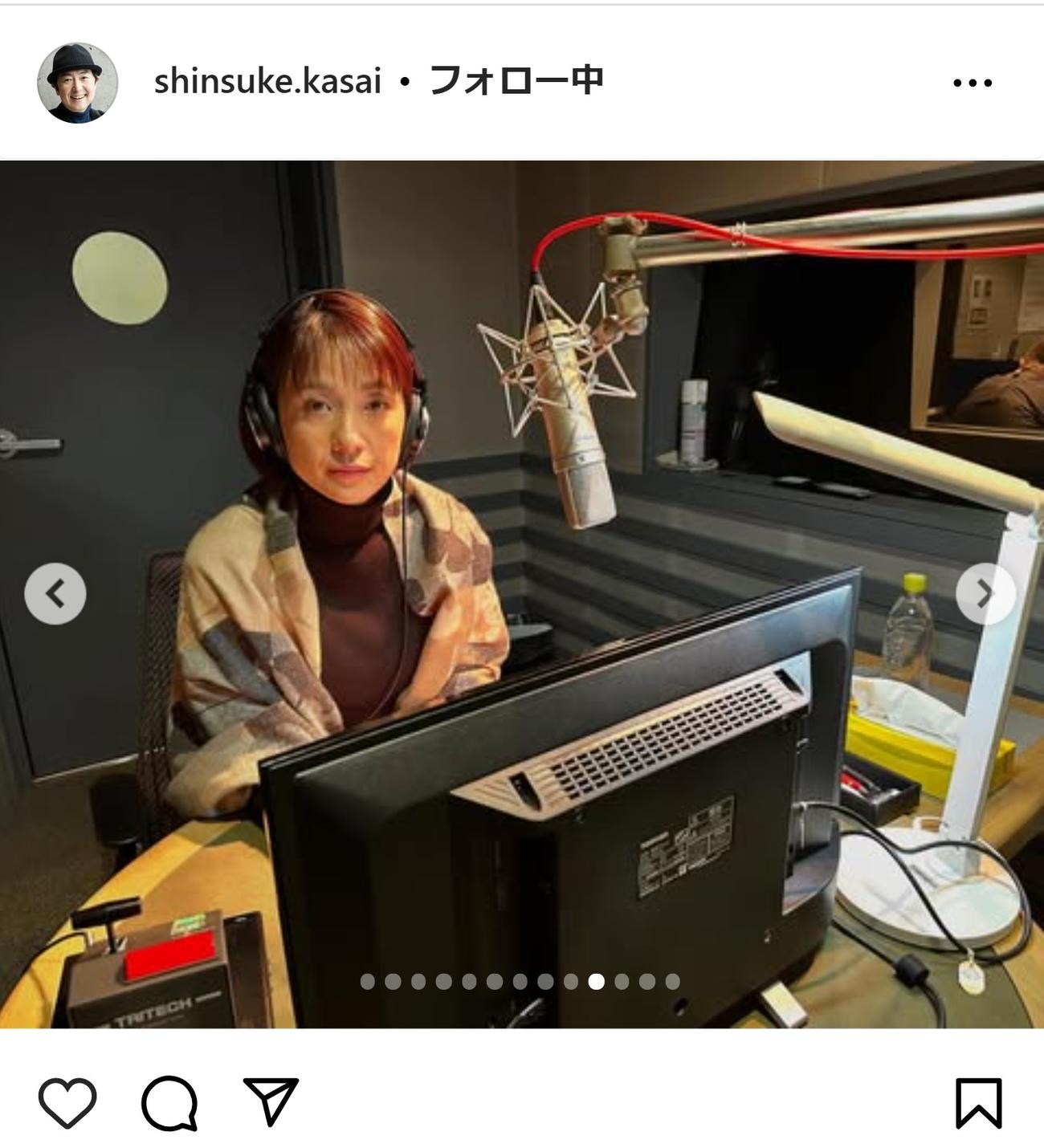 笠井信輔のインスタグラムから