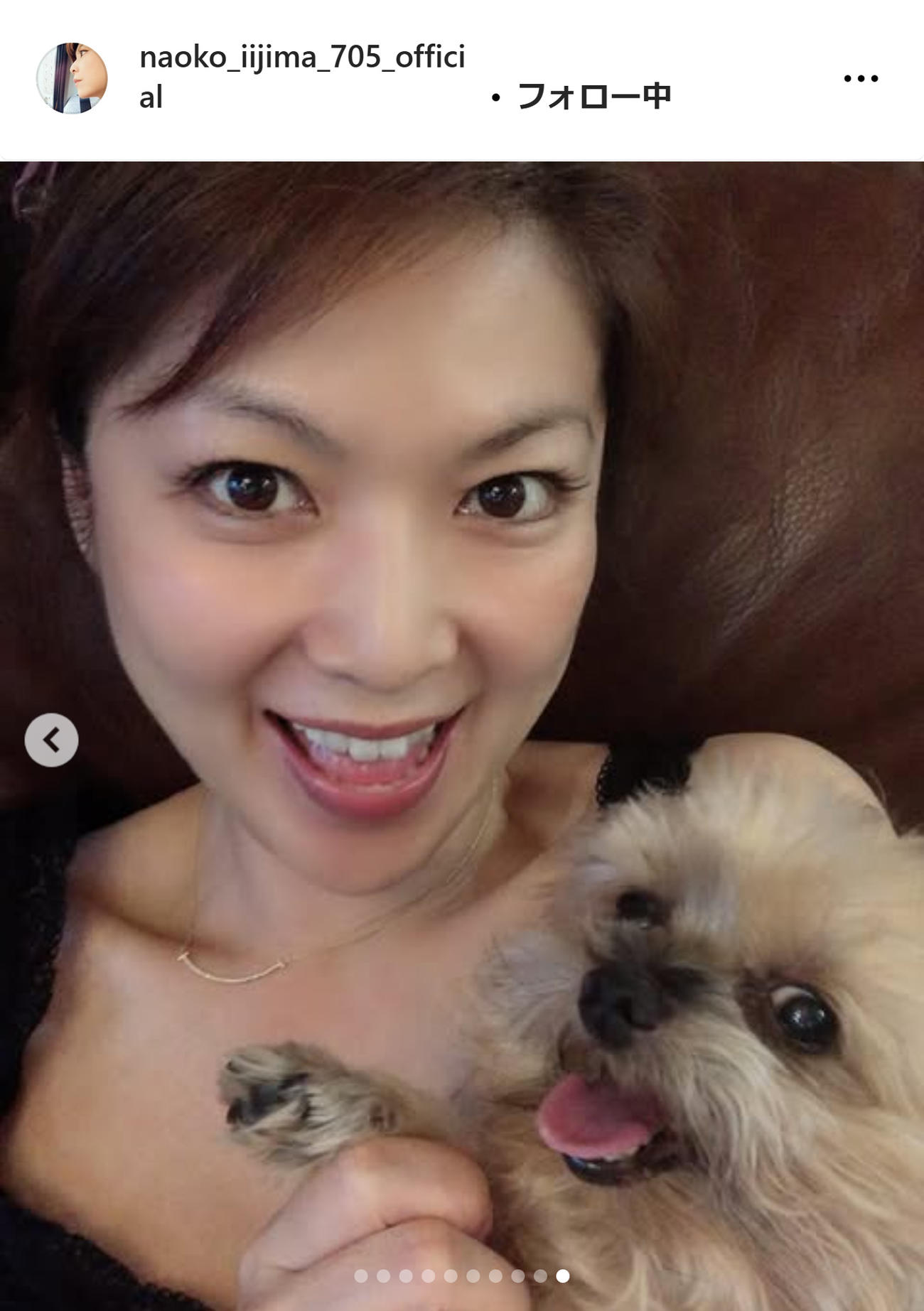 飯島直子のインスタグラムから