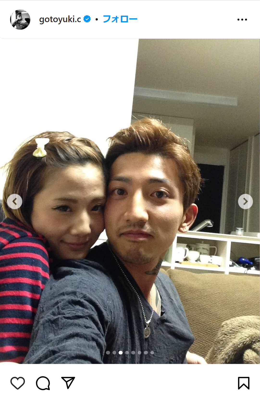 後藤祐樹氏のインスタグラムから