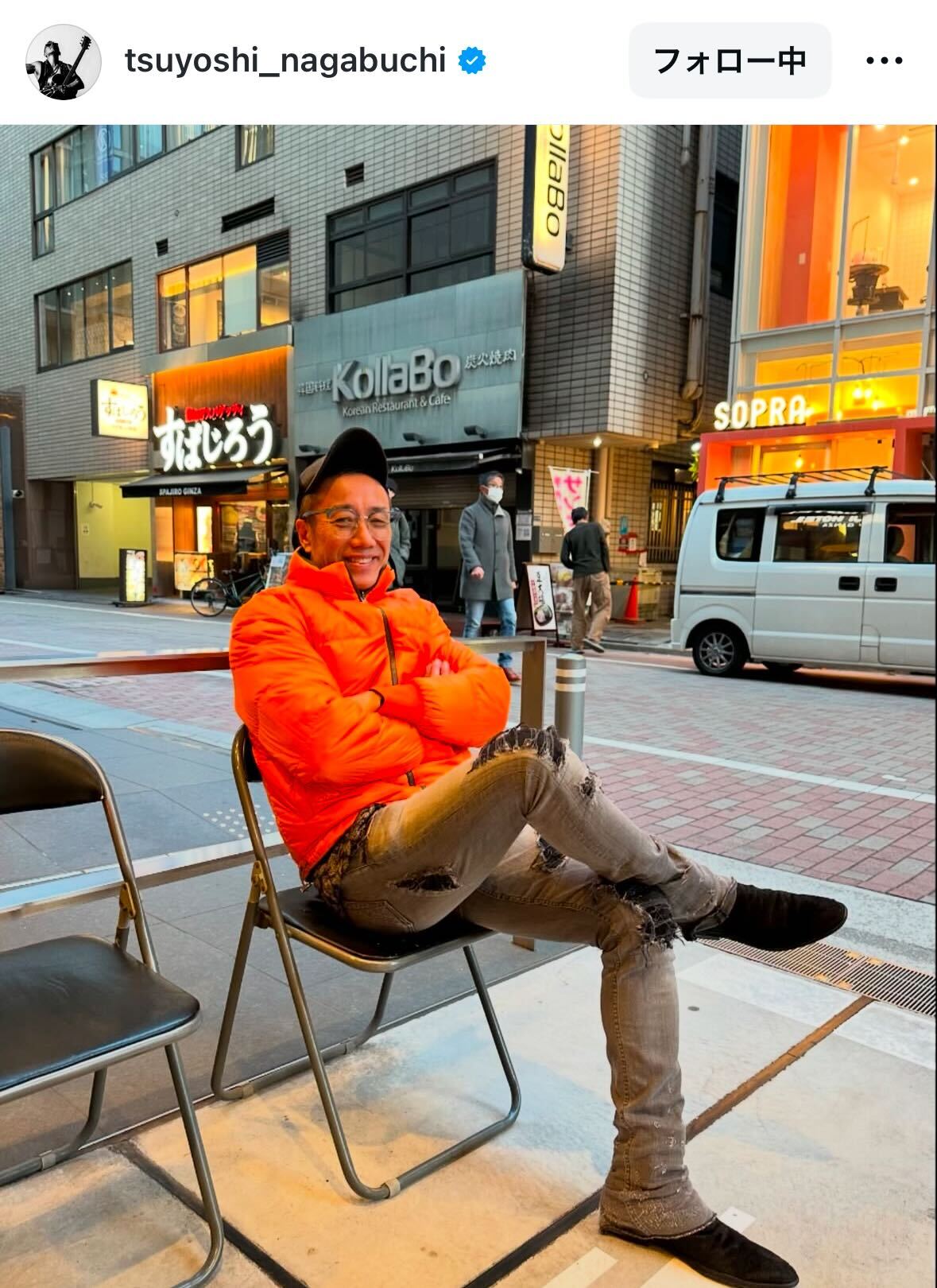 長渕剛のインスタグラムから