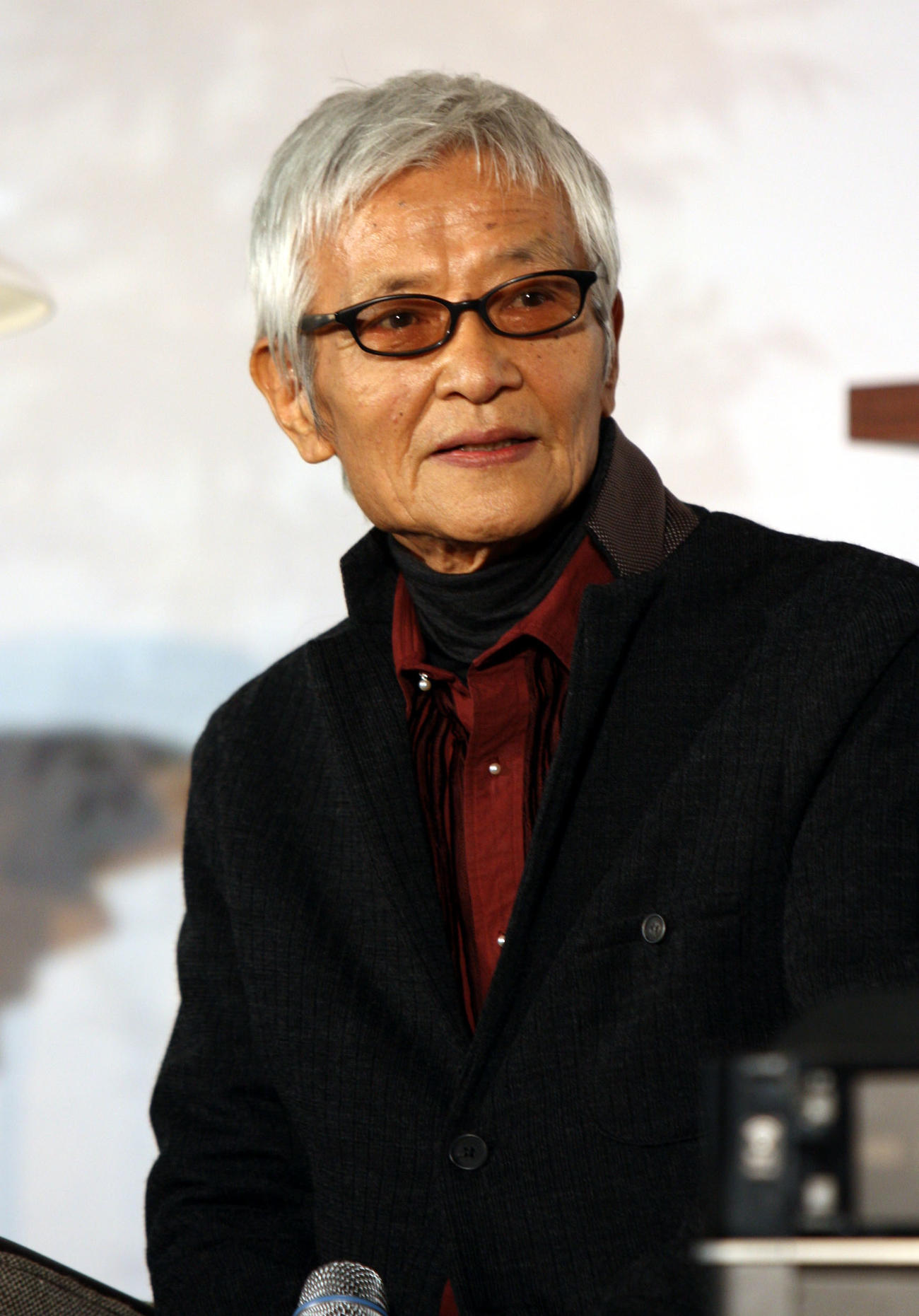 緒形拳さん（08年9月撮影）