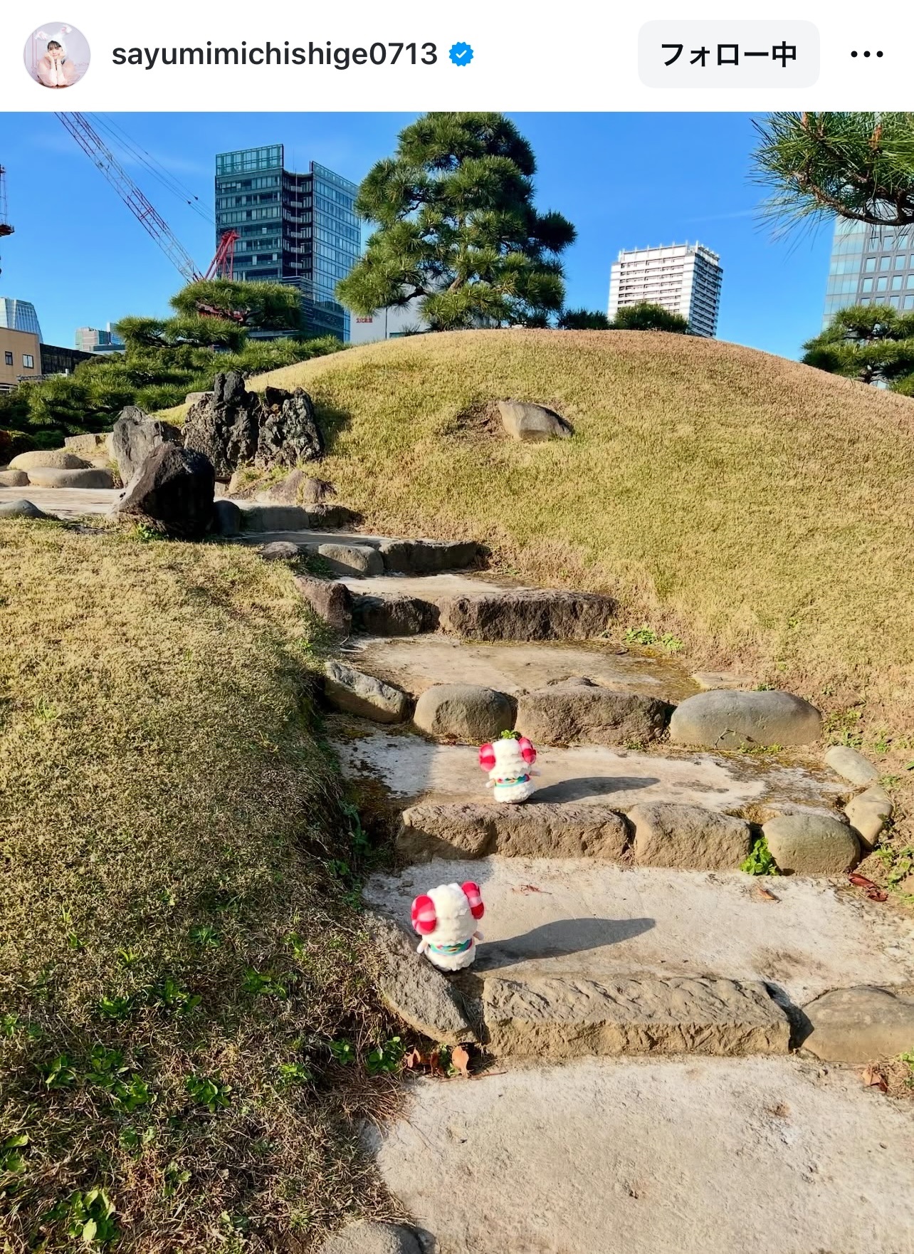 道重さゆりのインスタグラムから