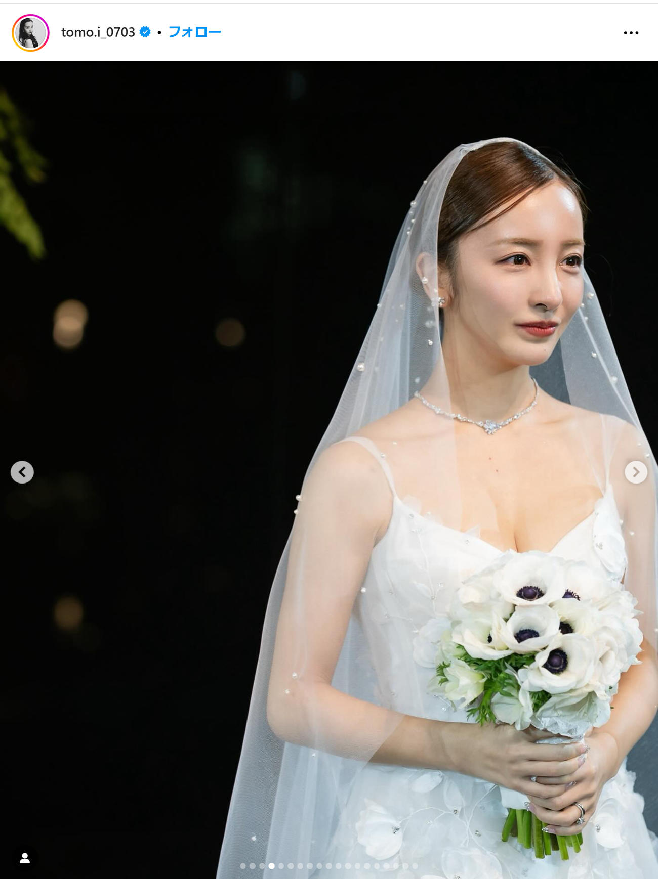 板野友美のインスタグラムから