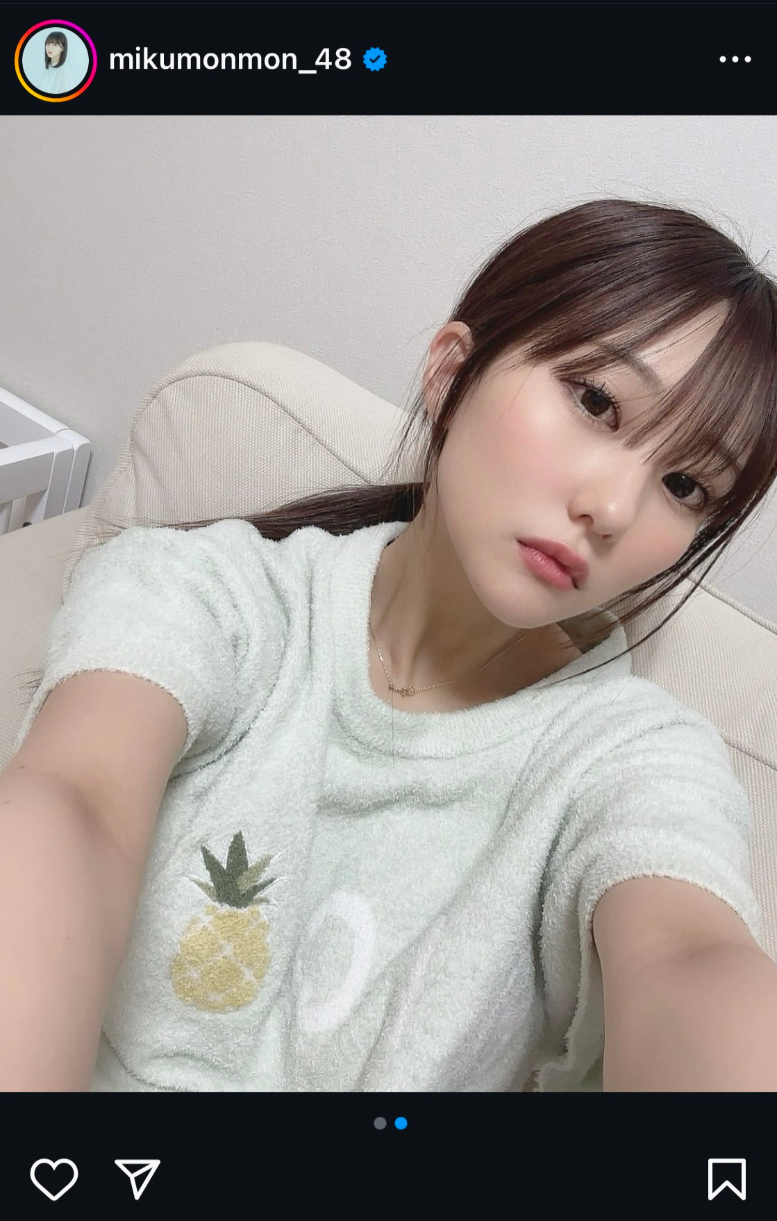 田中美久のインスタグラムから