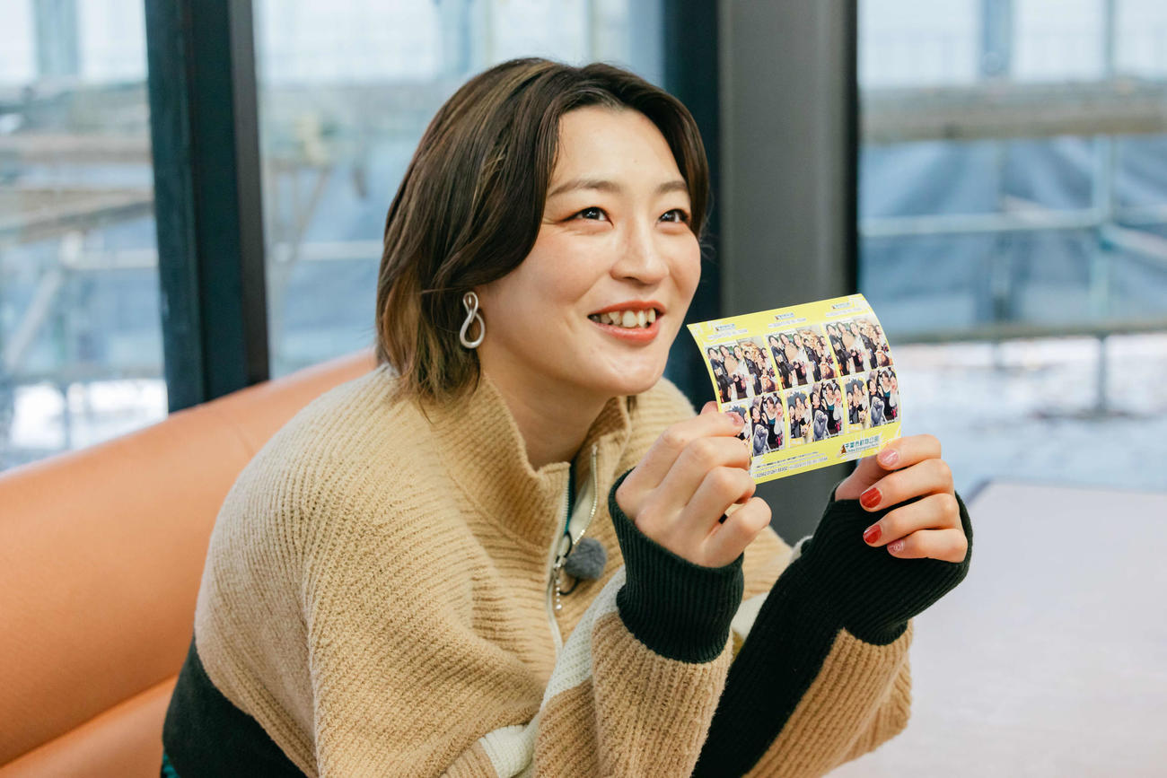 チバテレで25年1月1日に放送のドキュメンタリー特別番組「チバジン　what a beautiful life」に出演した角田夏実（C）チバテレ