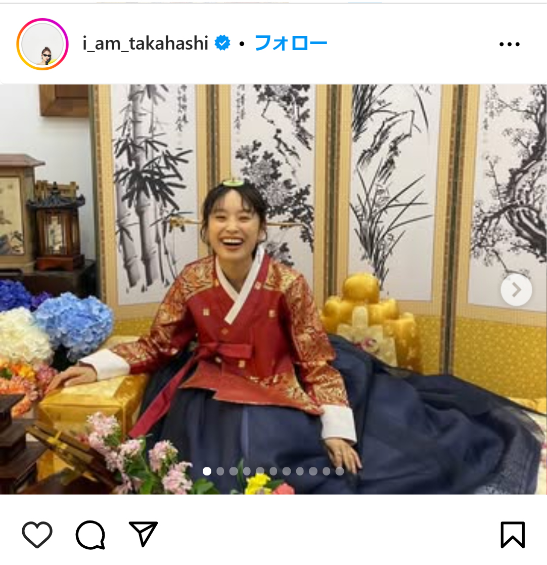 高橋愛のインスタグラムから