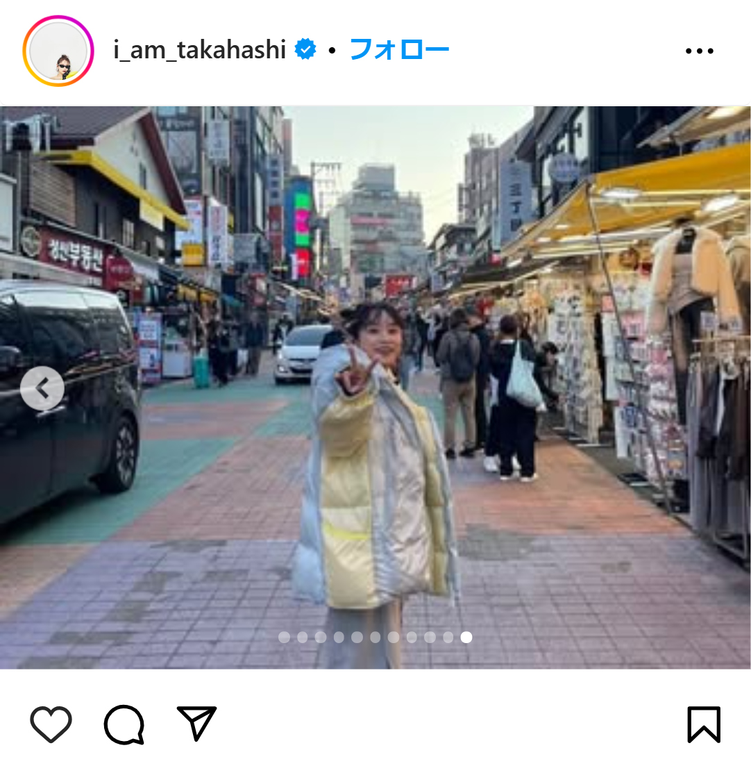 高橋愛のインスタグラムから