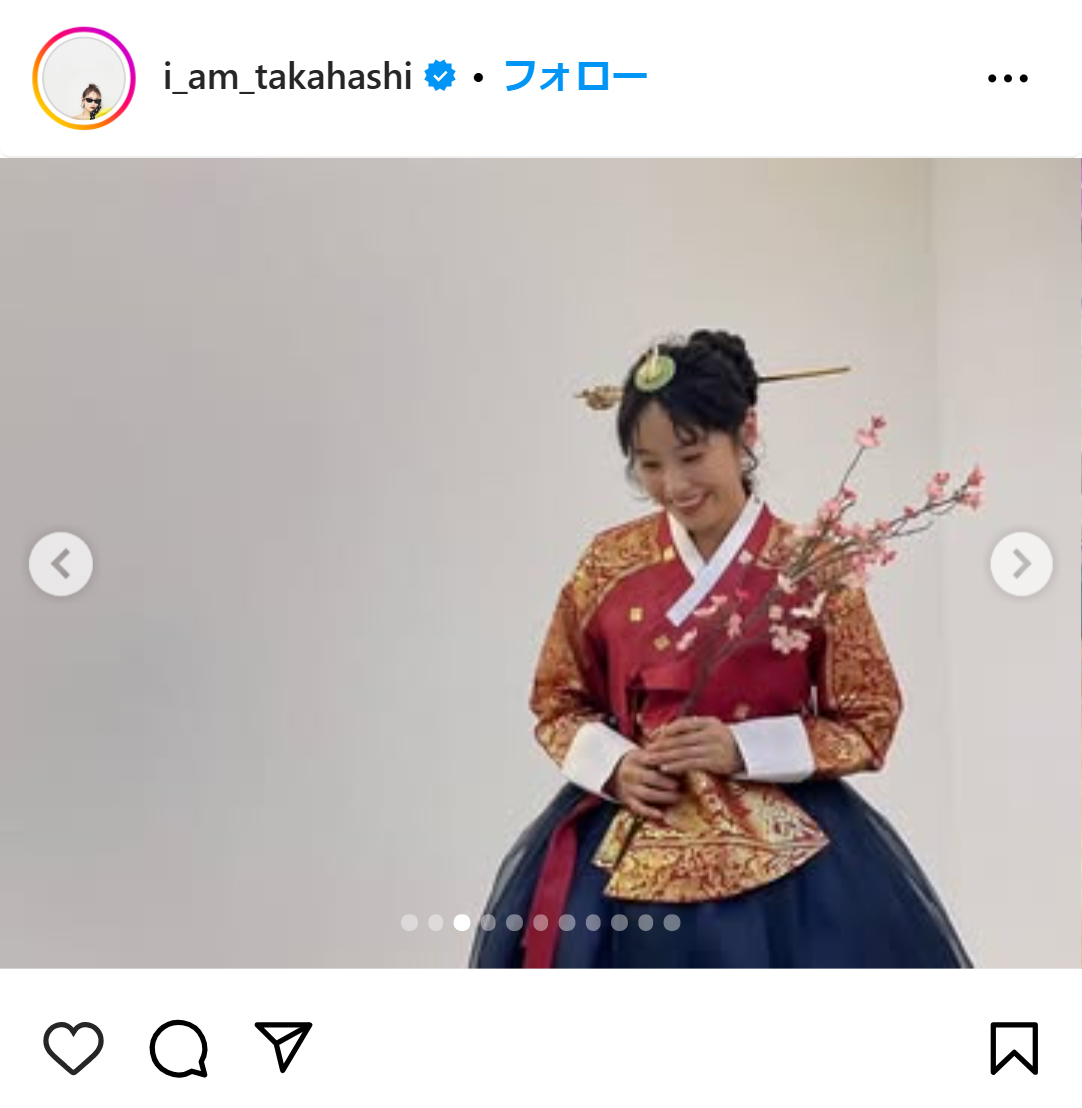 高橋愛のインスタグラムから