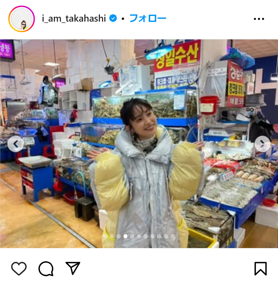 高橋愛のインスタグラムから