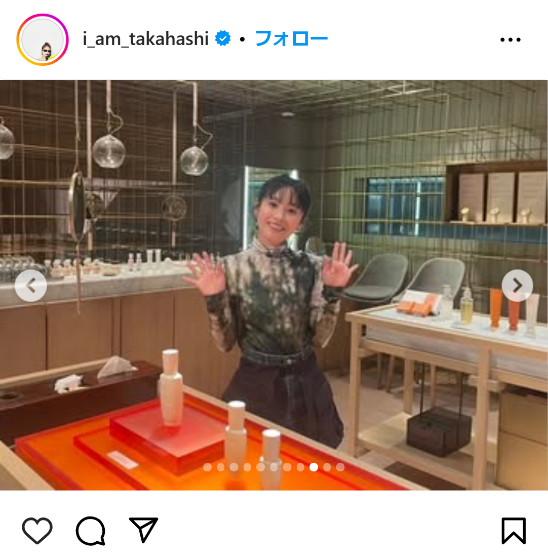 高橋愛のインスタグラムから