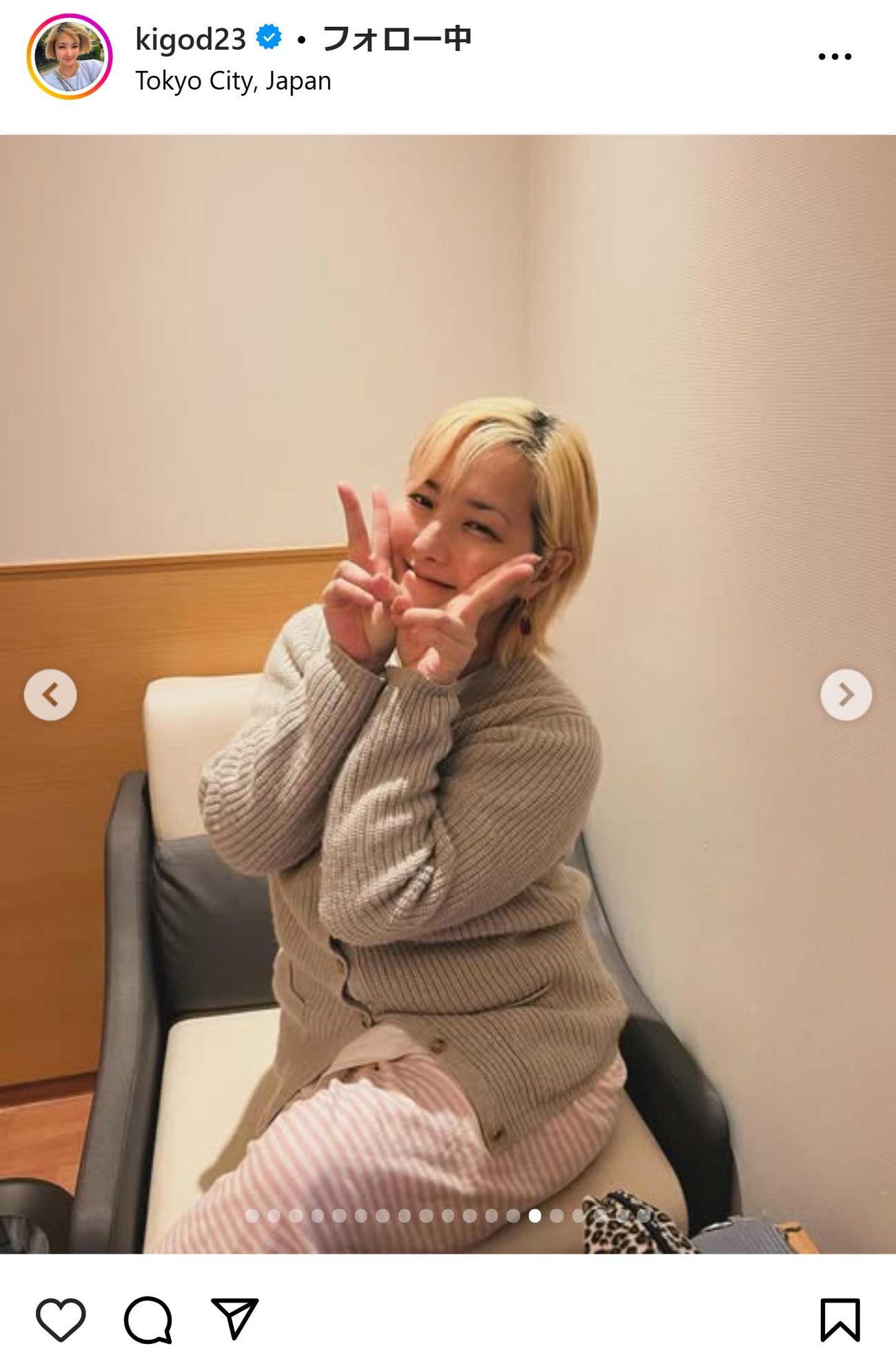 希良梨のインスタグラムから