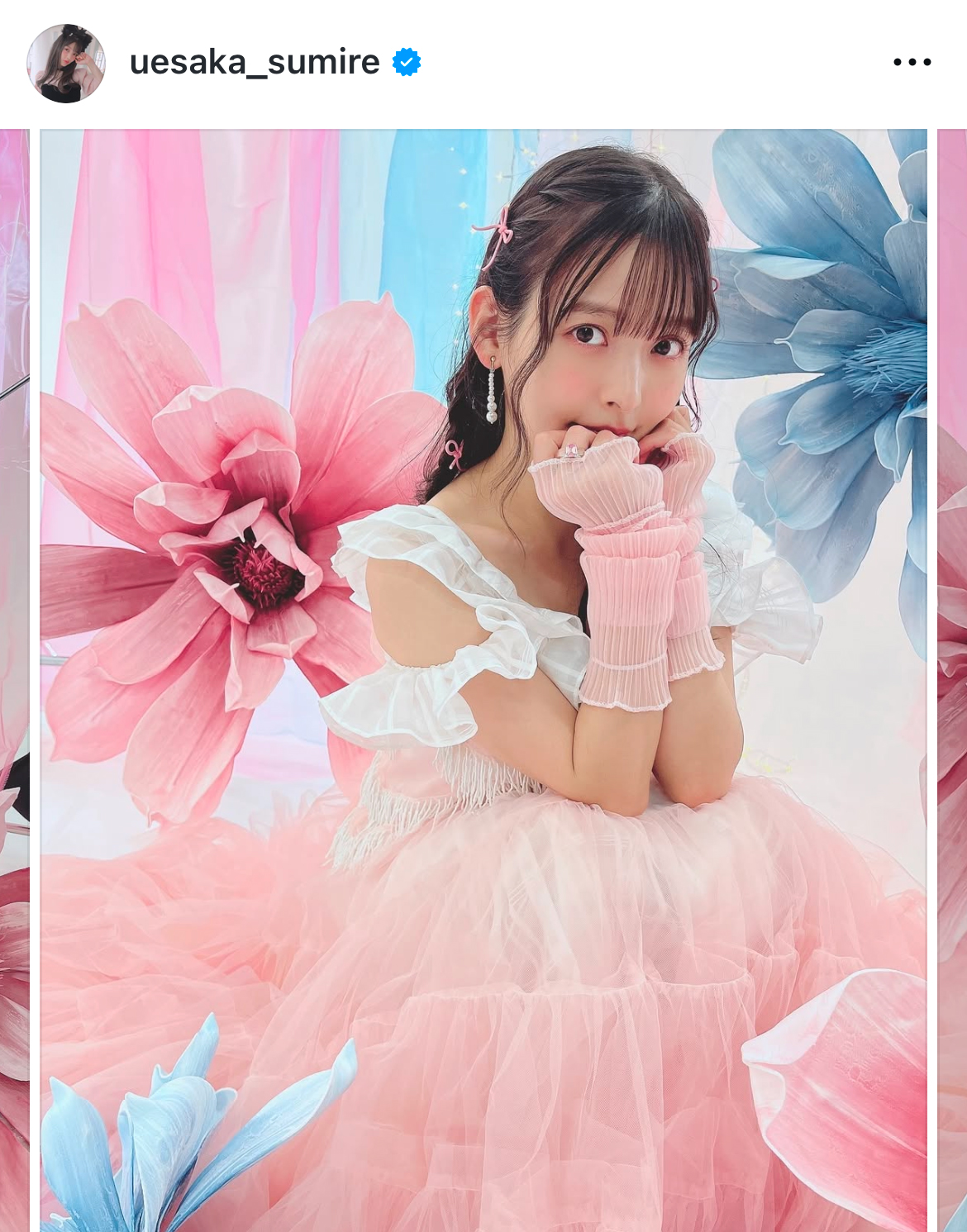 上坂すみれのインスタグラムから