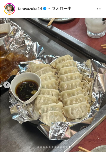 鎮西寿々歌のインスタグラムから