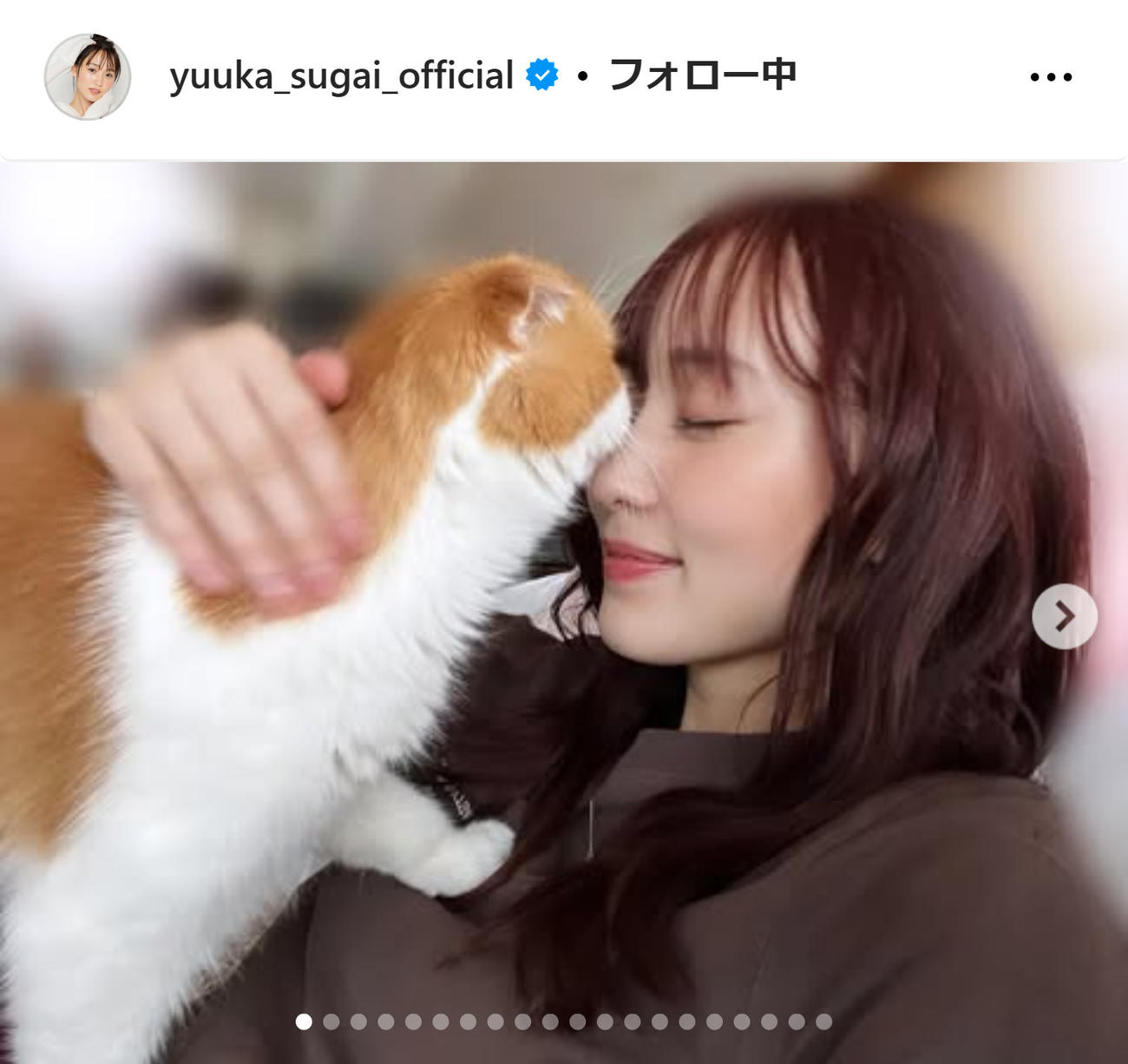 菅井友香のインスタグラムから