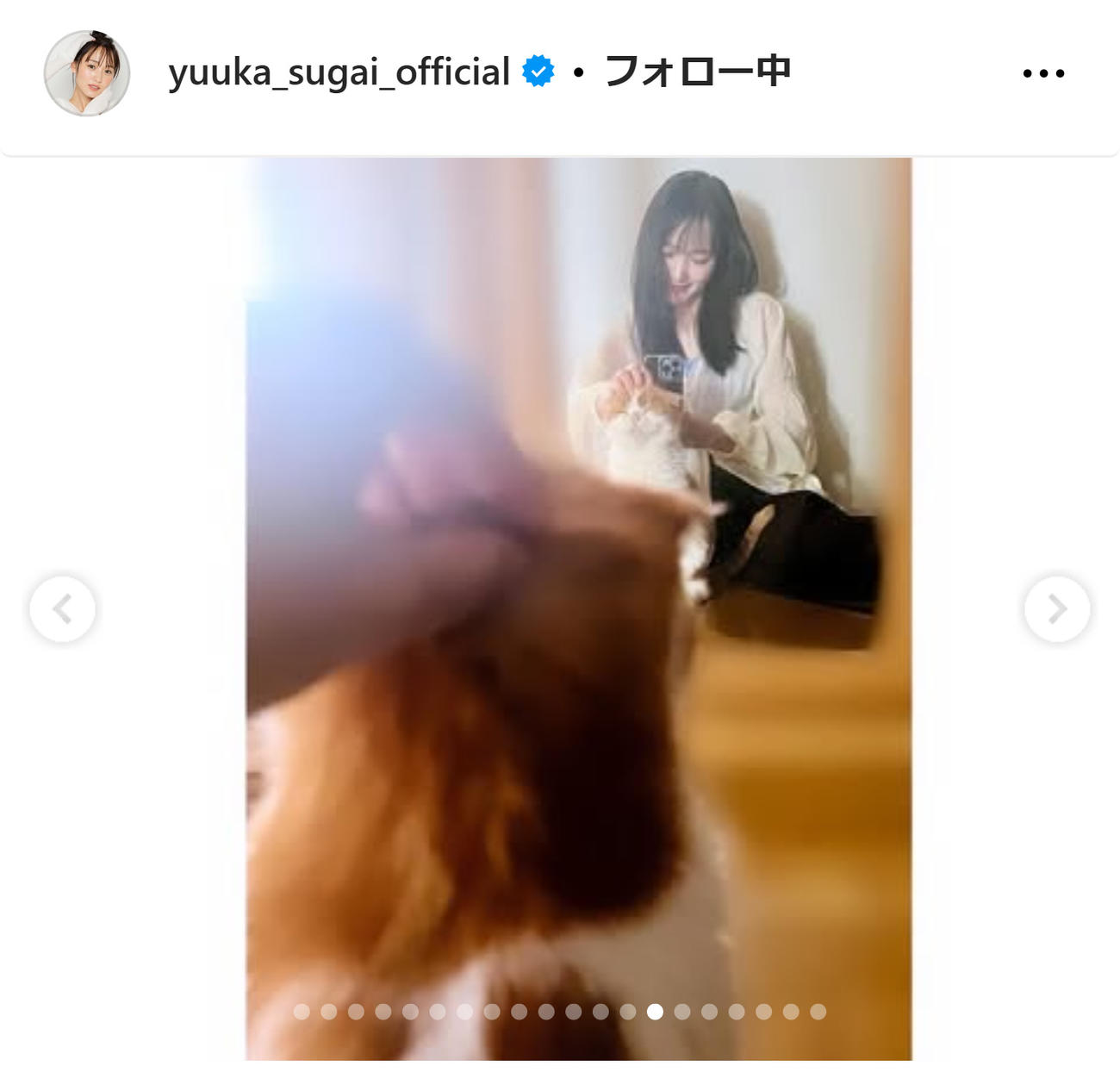 菅井友香のインスタグラムから
