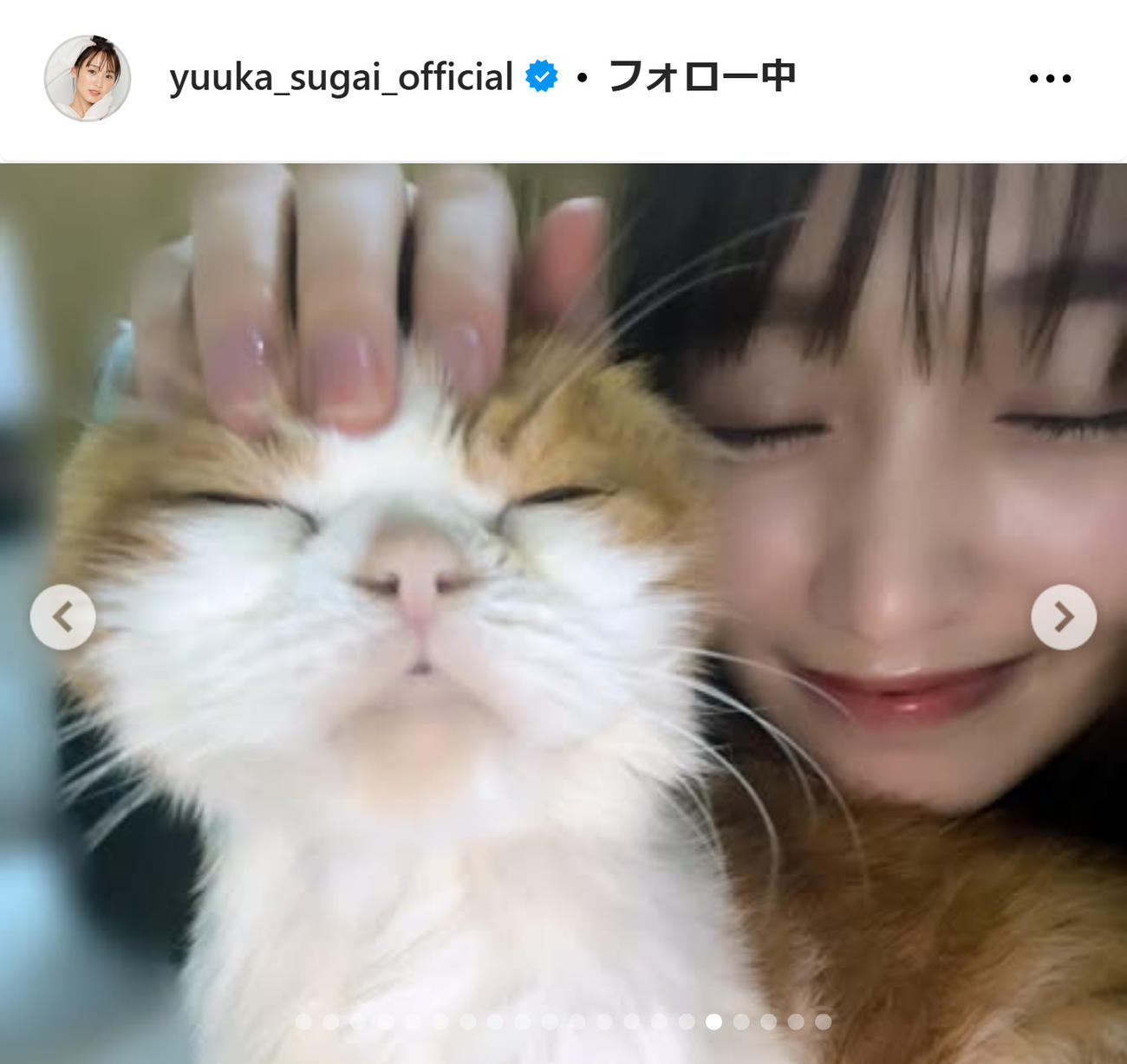 菅井友香のインスタグラムから