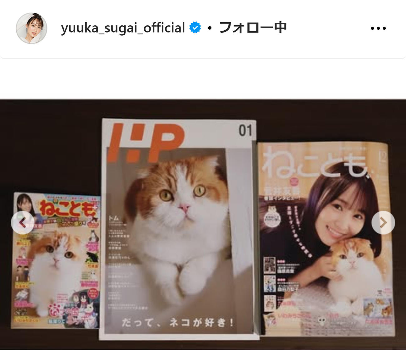 菅井友香のインスタグラムから