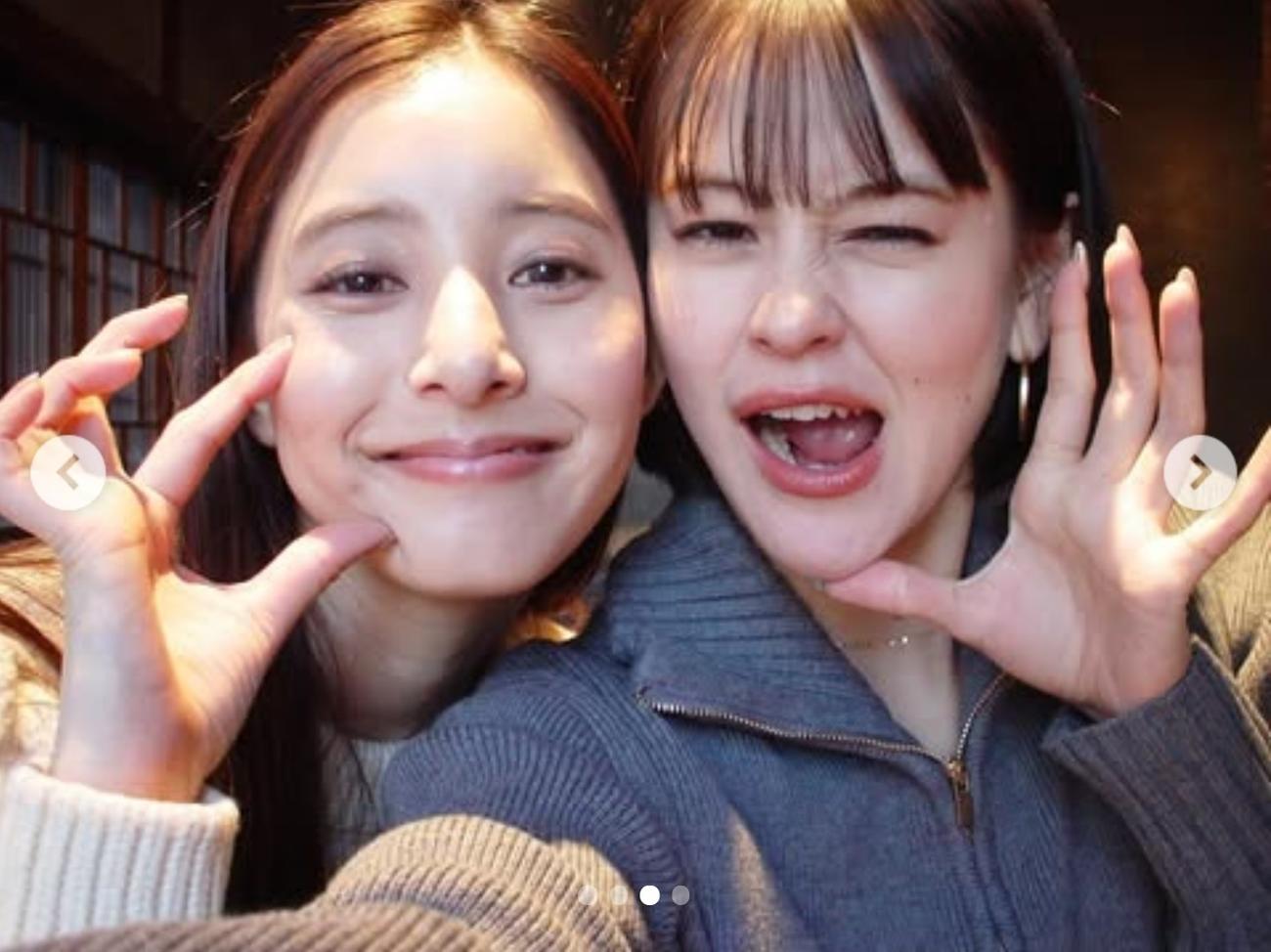新木優子のインスタグラムから