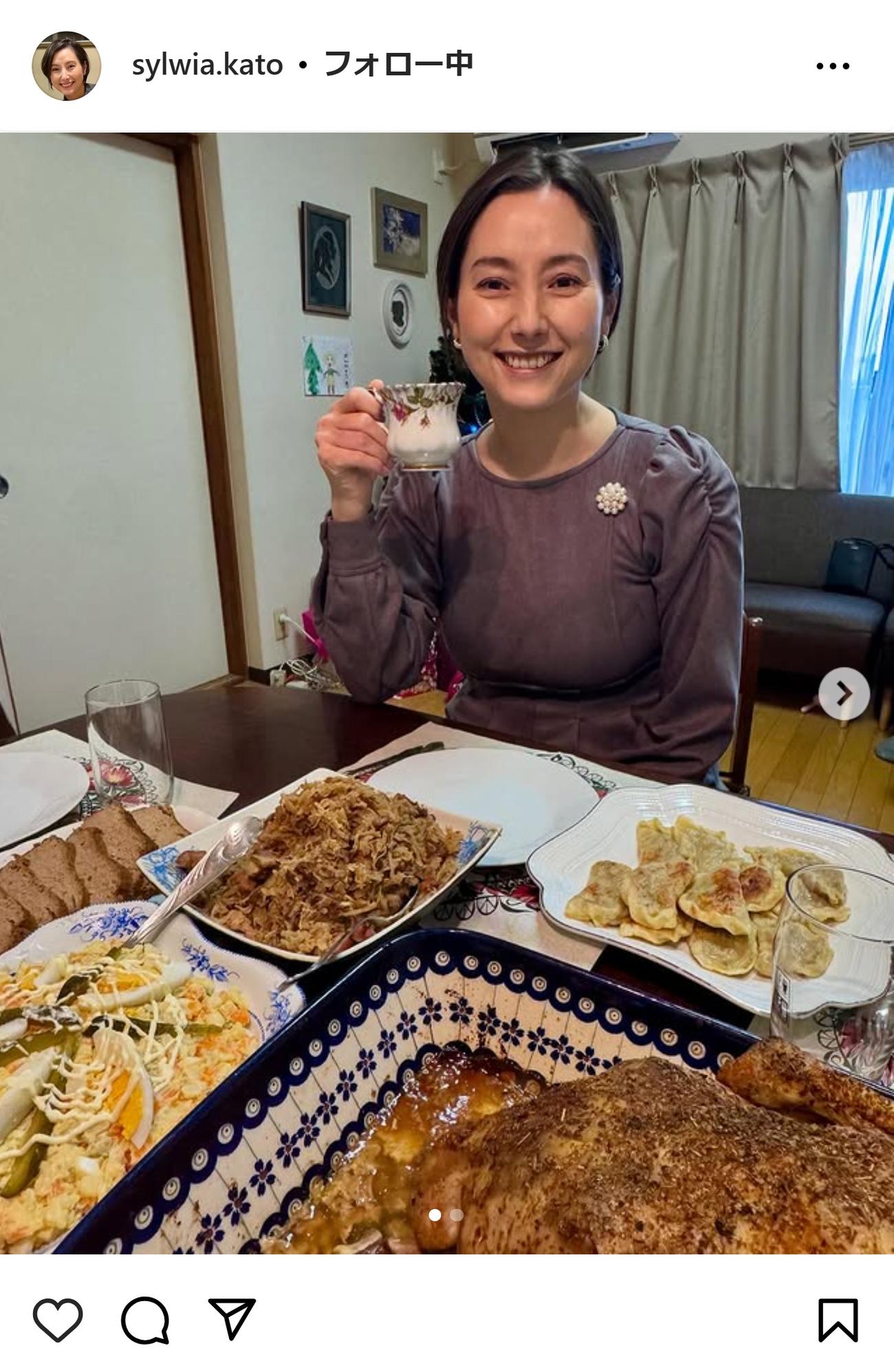 TBS加藤シルビアアナのインスタグラムから