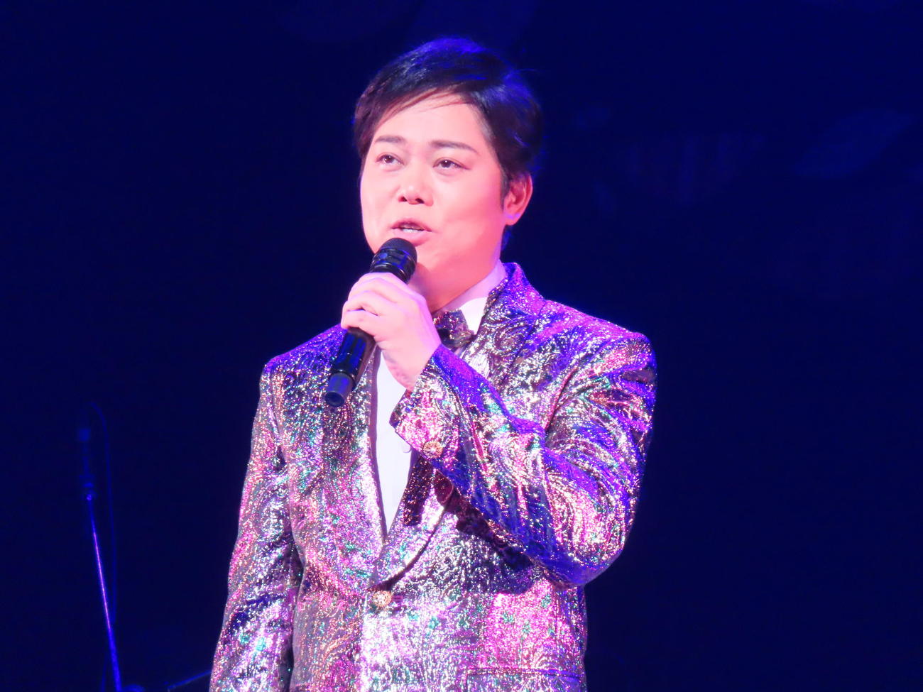 毎年恒例のリサイタル公演を開催した三山ひろし