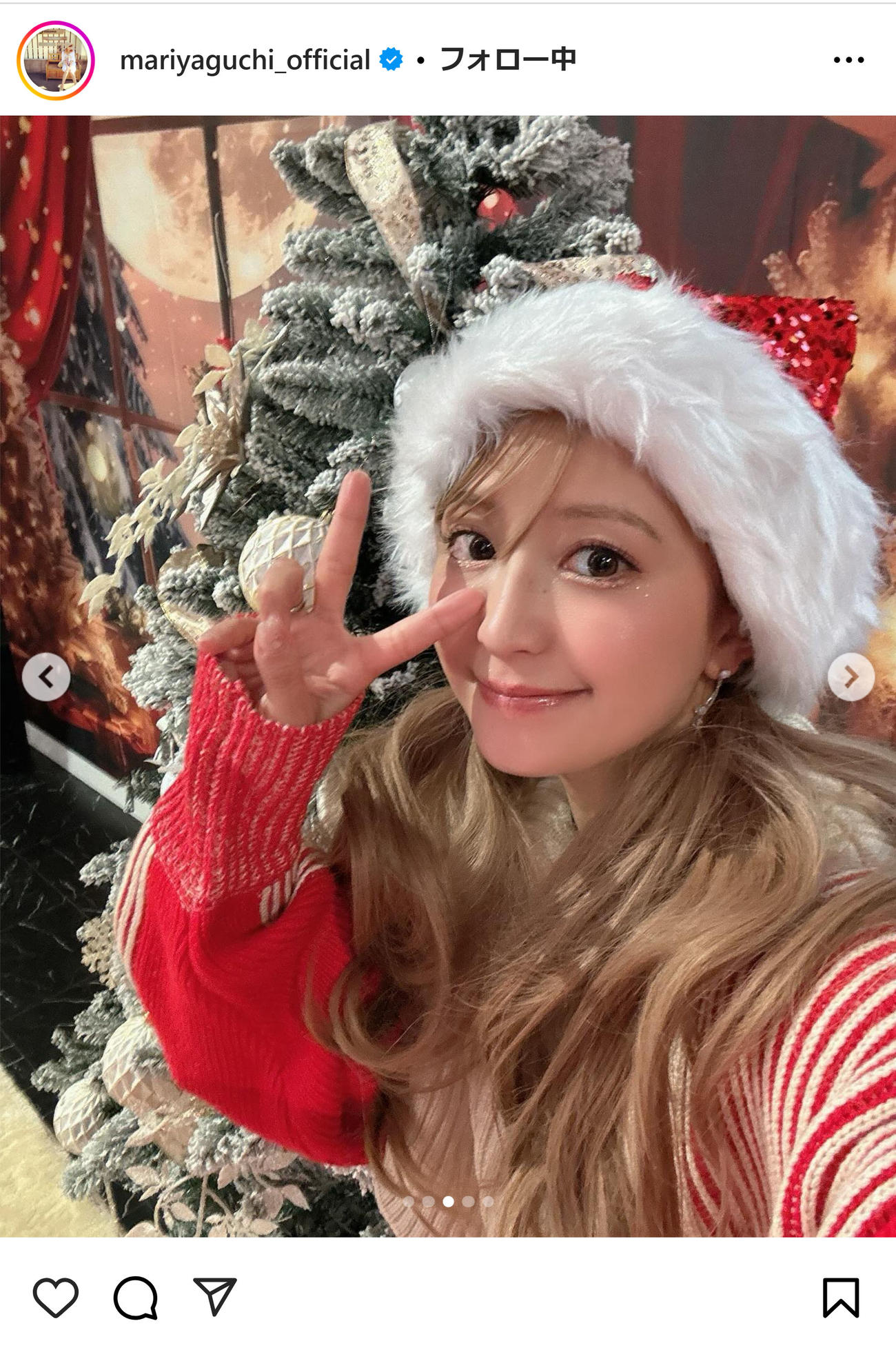 矢口真里のインスタグラムから