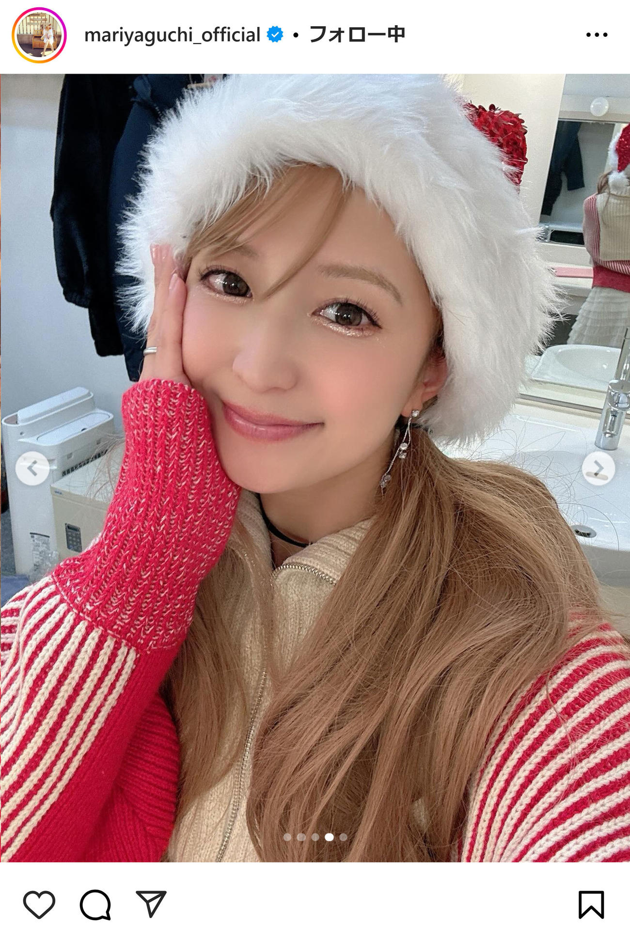矢口真里のインスタグラムから