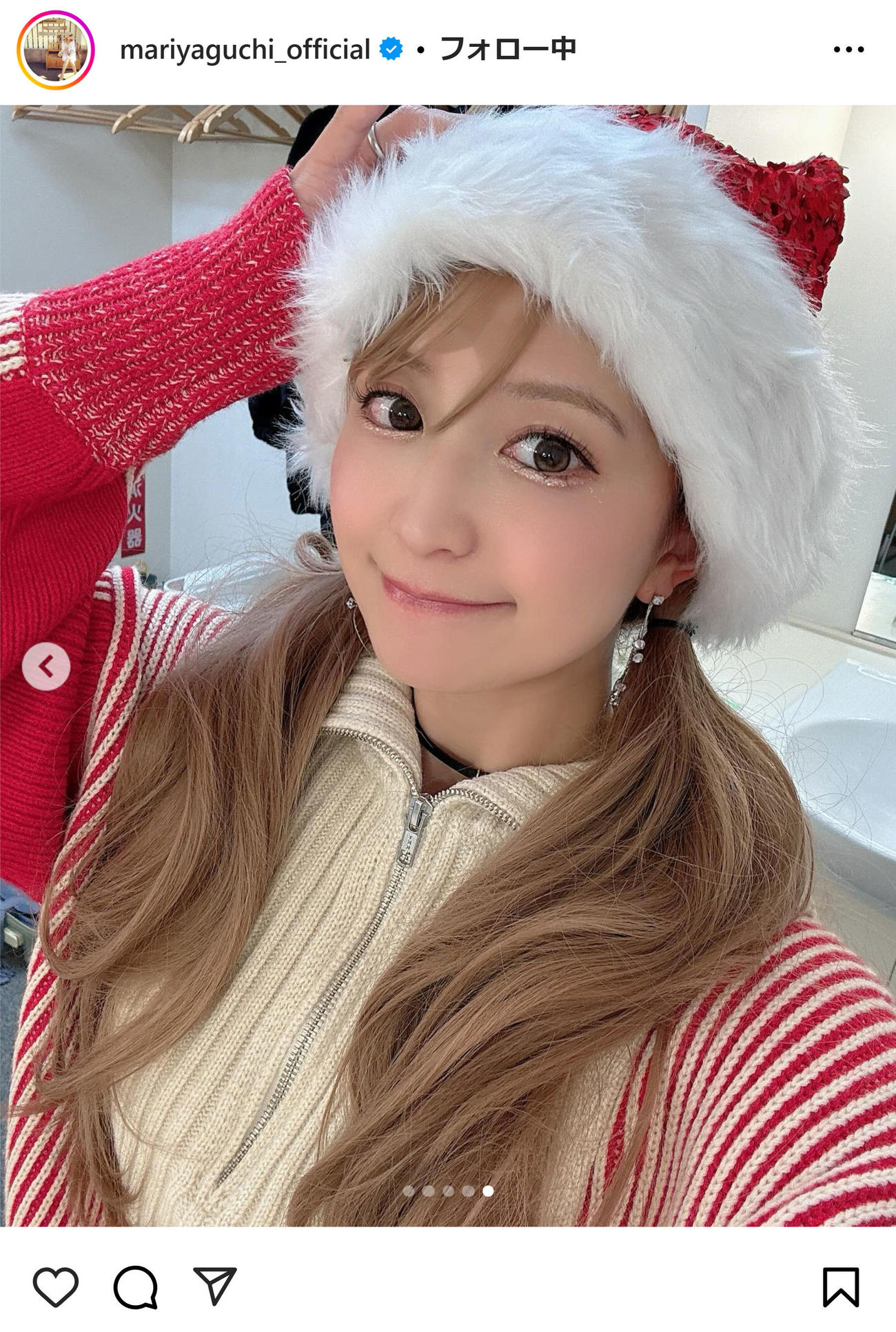 矢口真里のインスタグラムから