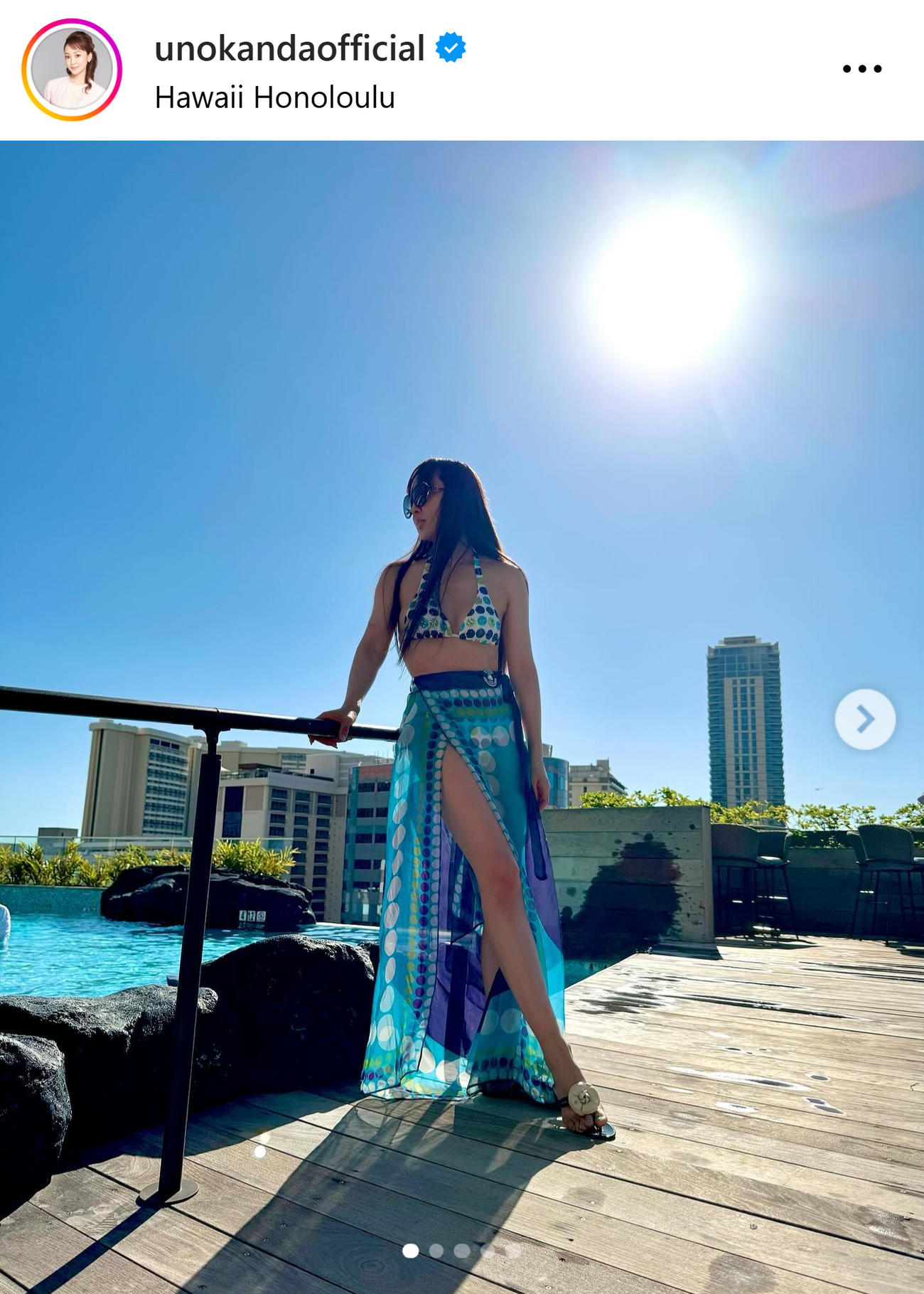 神田うののインスタグラムから