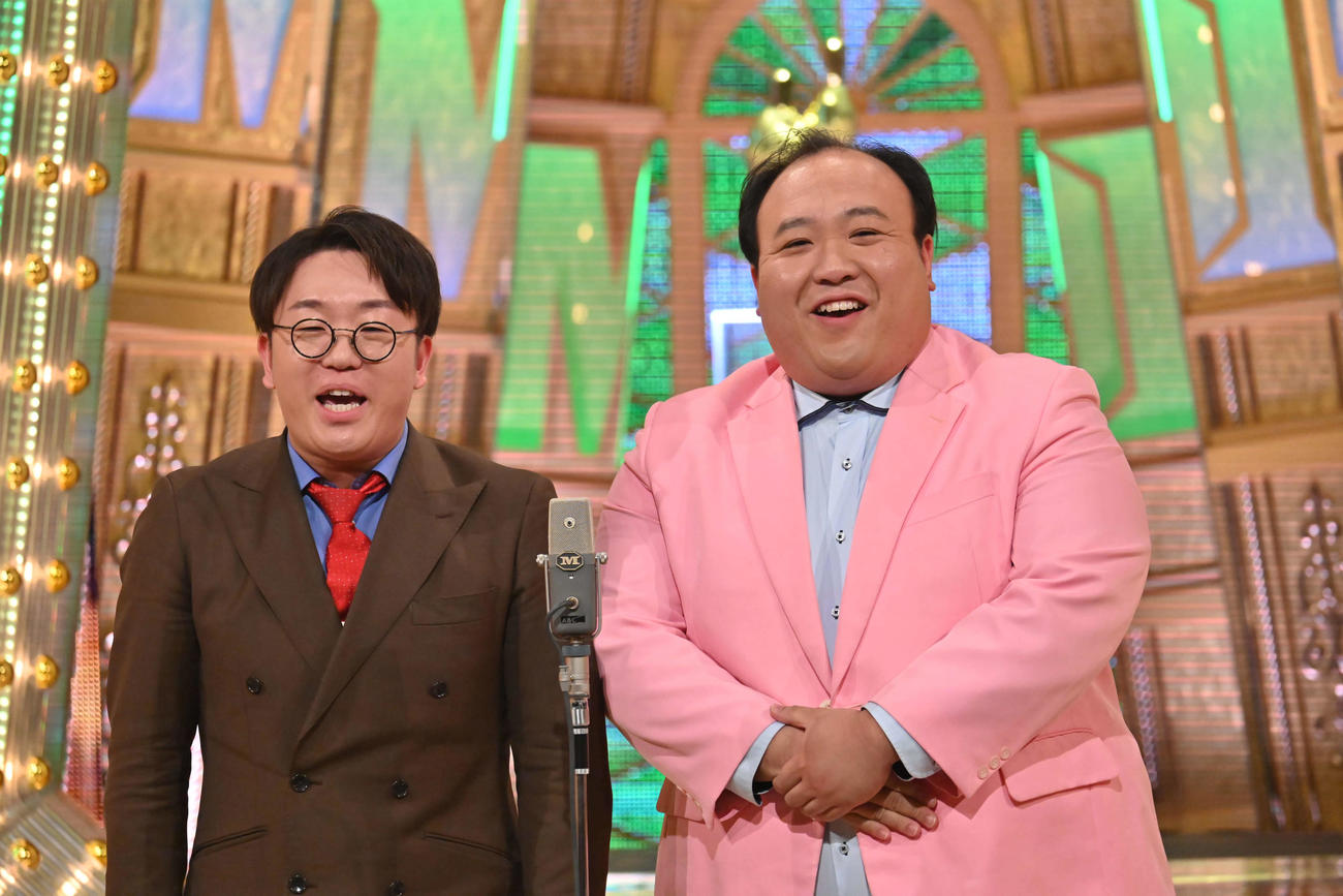ママタルト檜原洋平（左）と大鶴肥満