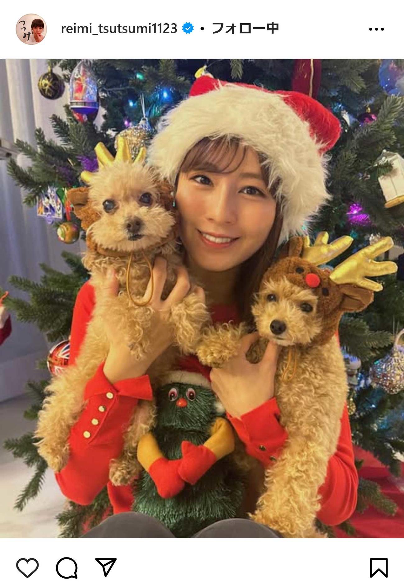 堤礼実アナのインスタグラムから